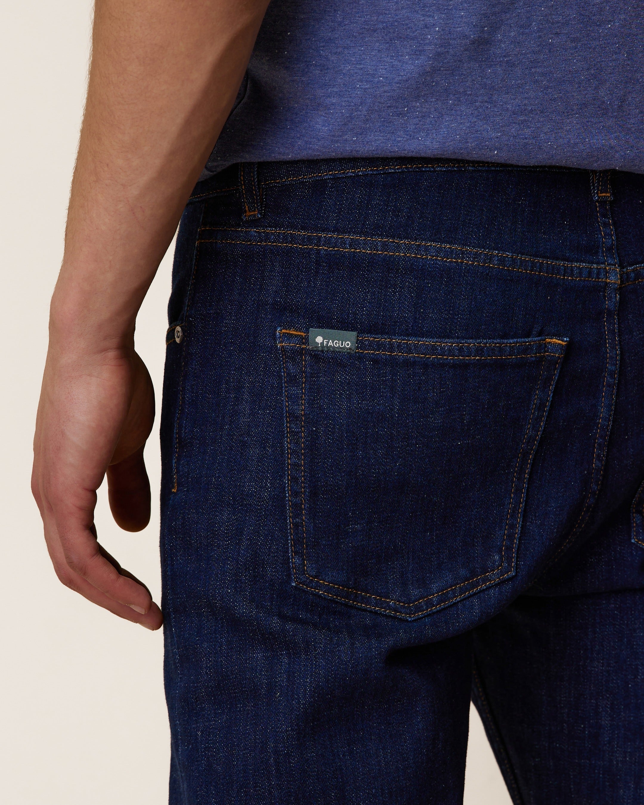 faguo-denim-slim-jean-brut-stretch-homme image 5