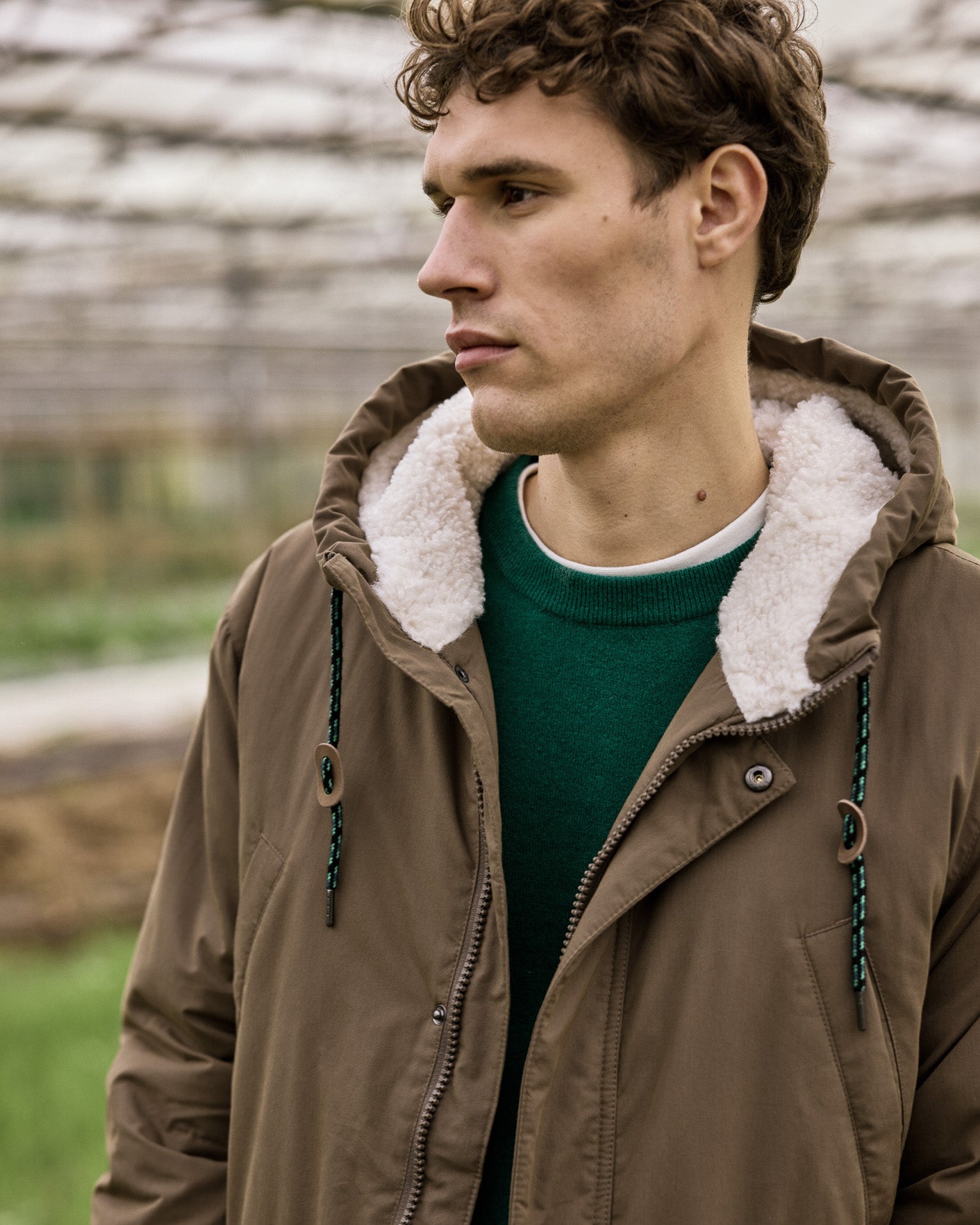 faguo-vernon-parka-imperm-able-longue-marron image 7