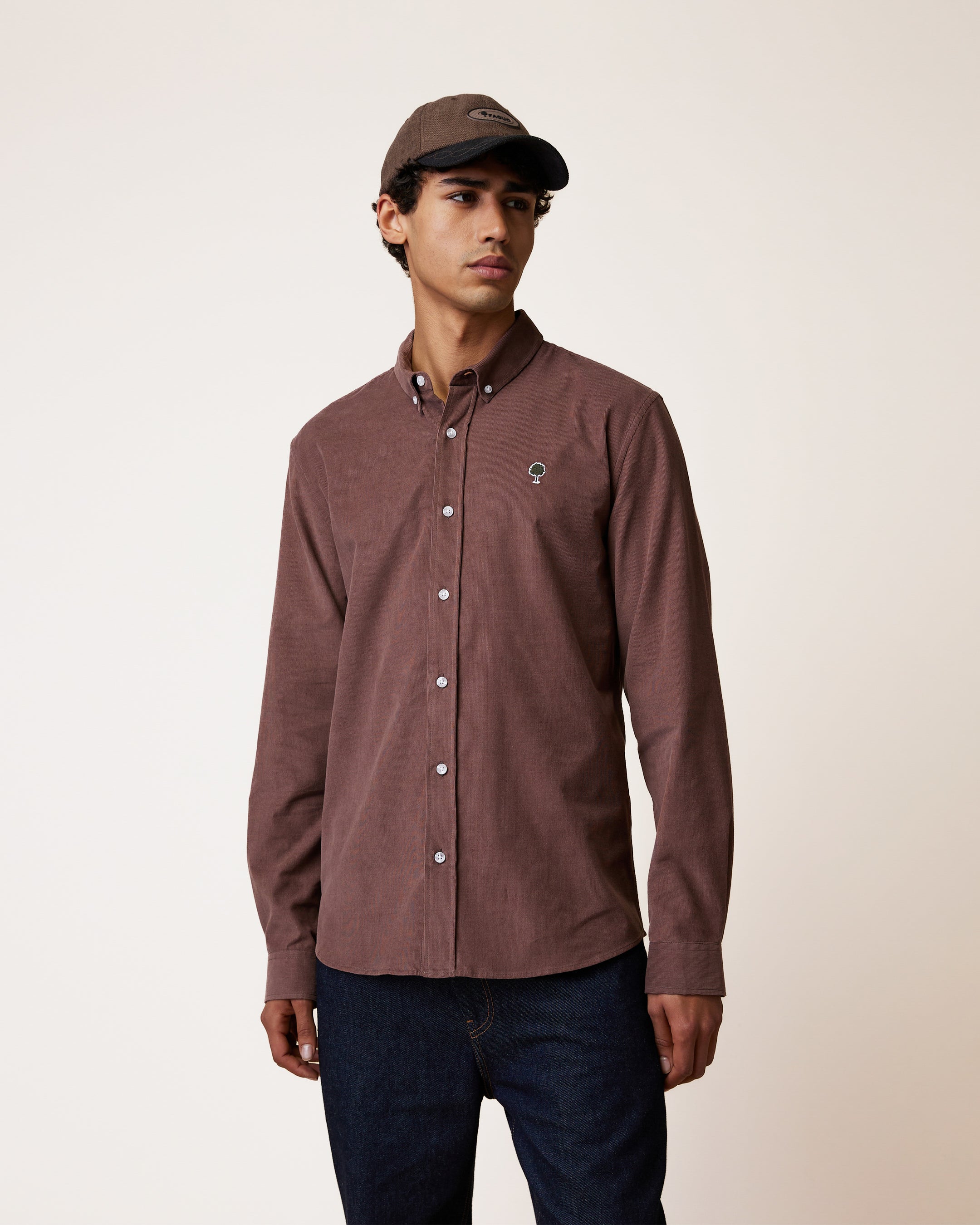 faguo-ivoy-chemise-velours-violet-gris-homme image 8