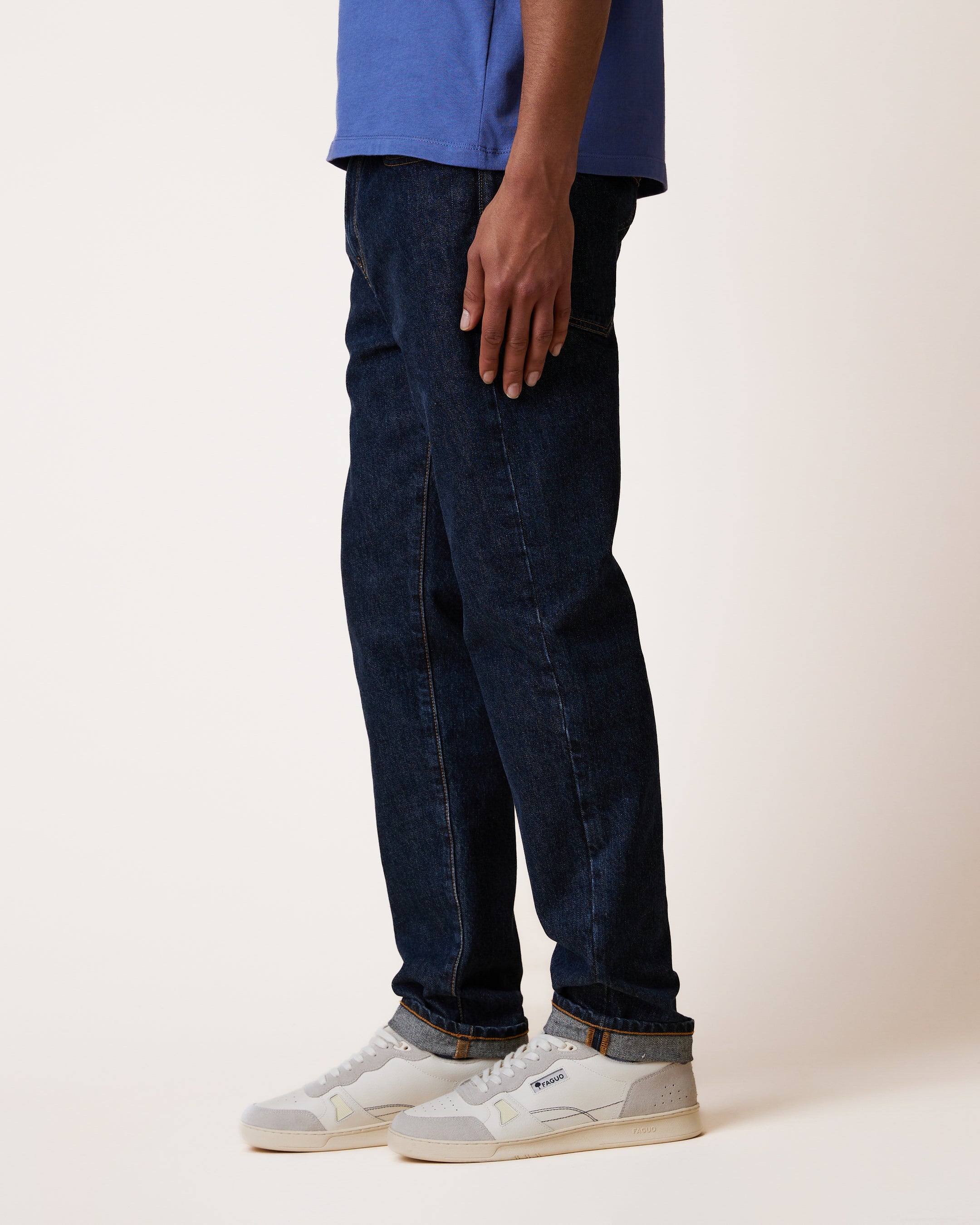 faguo-denim-tapered-jean-tapered-brut-homme-coton-recycl image 3