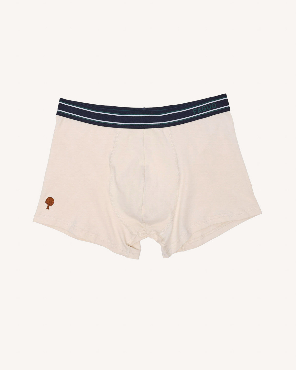 faguo-boxers-homme-x3-cru-et-bleu-jersey-coton image 6