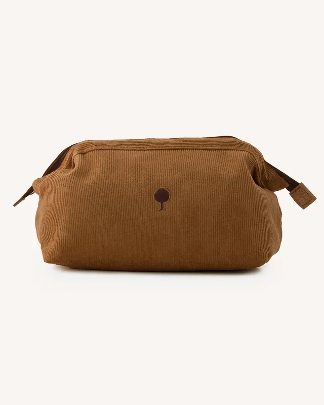 faguo-washbag-trousse-de-toilette-velours-camel-3-7-l image 1