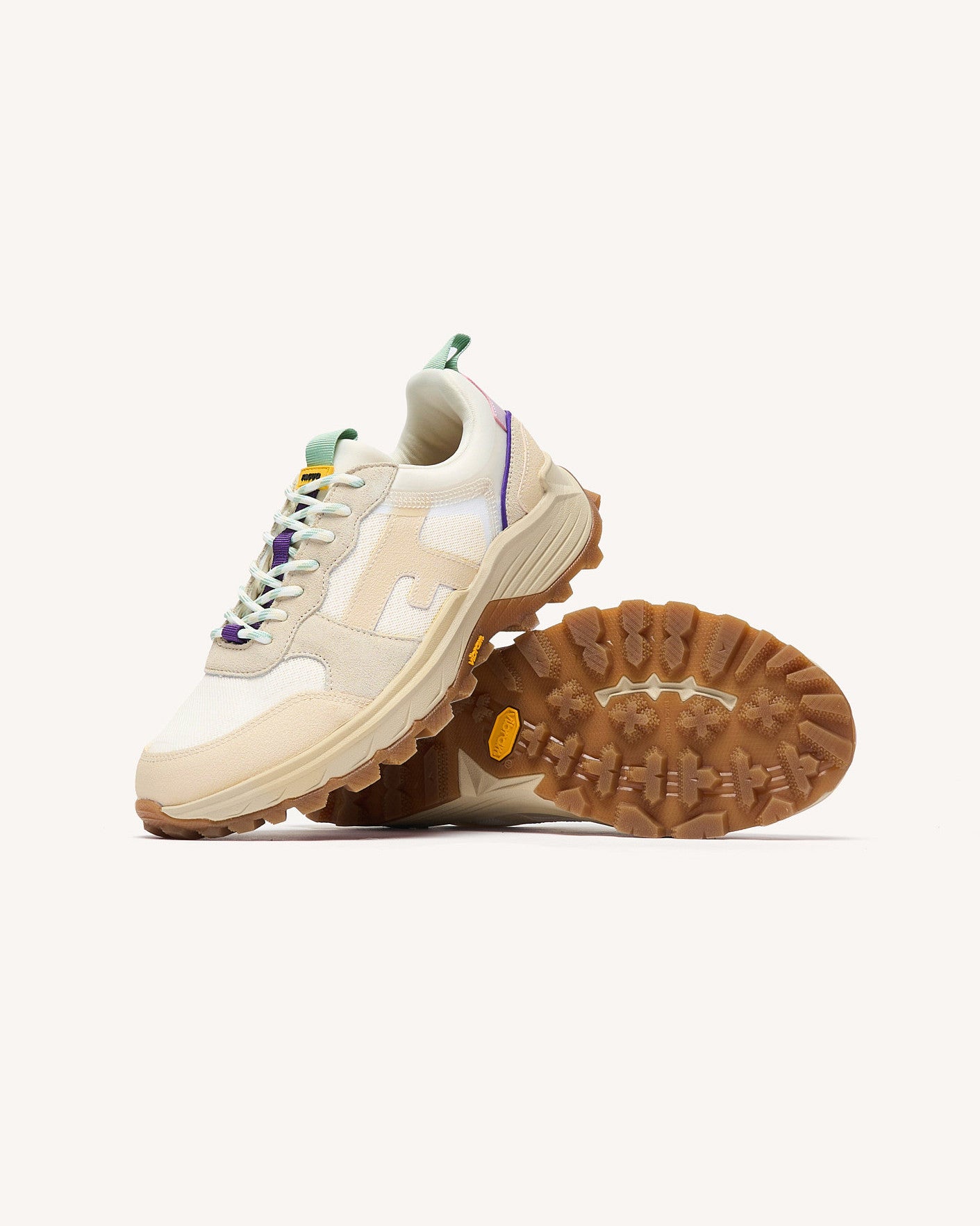 faguo-hazel-monstera-baskets-homme-blanc-et-vert-vibram image 5