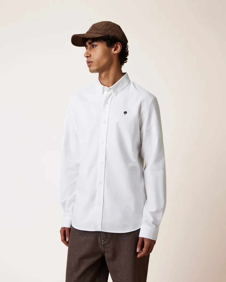 faguo-ivoy-chemise-blanche-homme-oxford-coton image 1