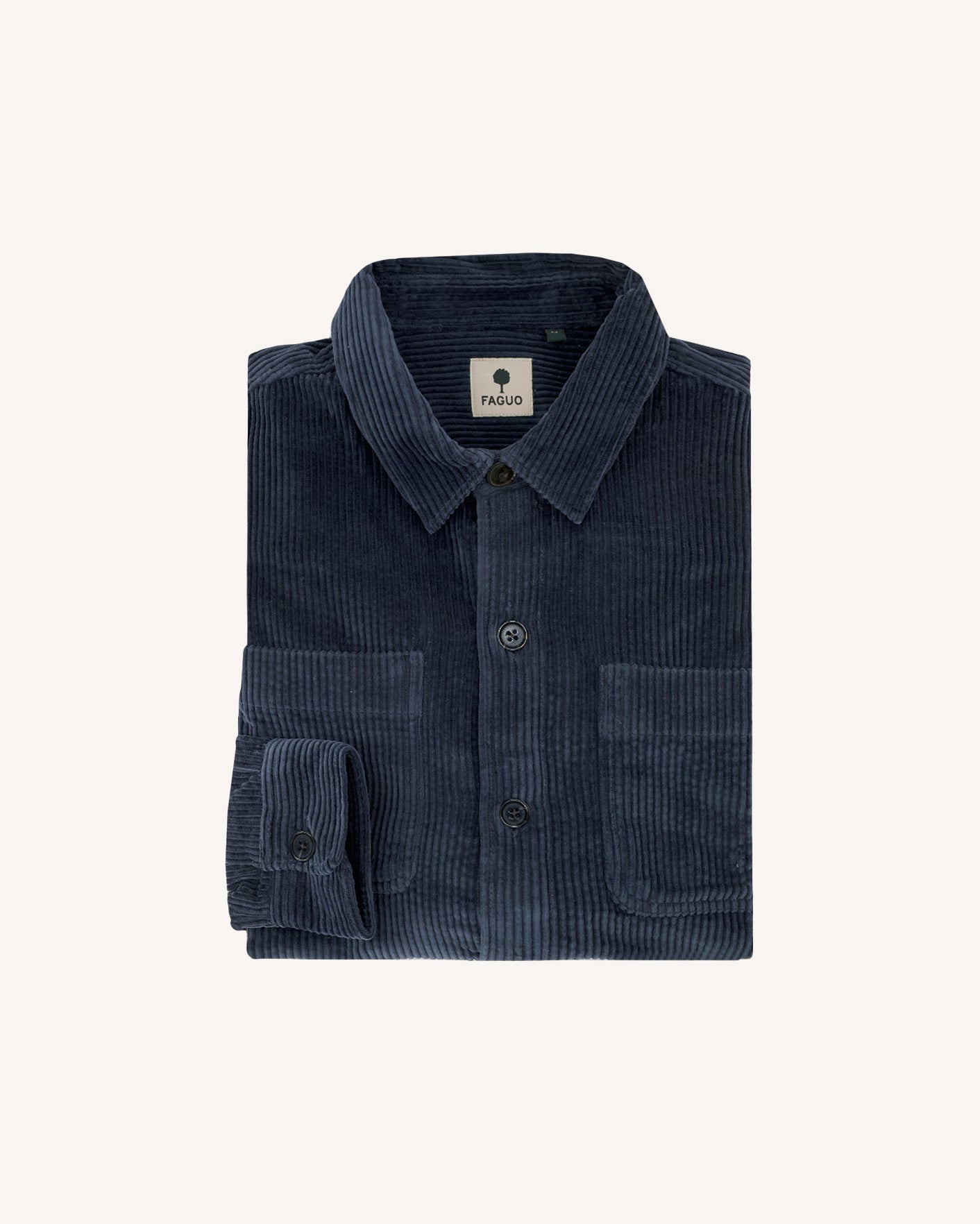 faguo-clemont-surchemise-velours-corduroy-marine-gris image 8