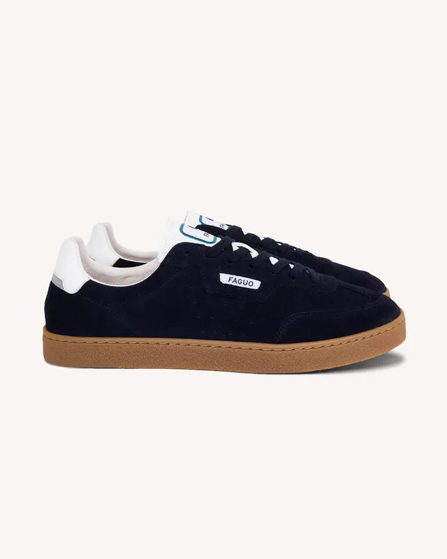 faguo-lumbo-baskets-cuir-et-su-de-bleu-marine image 1