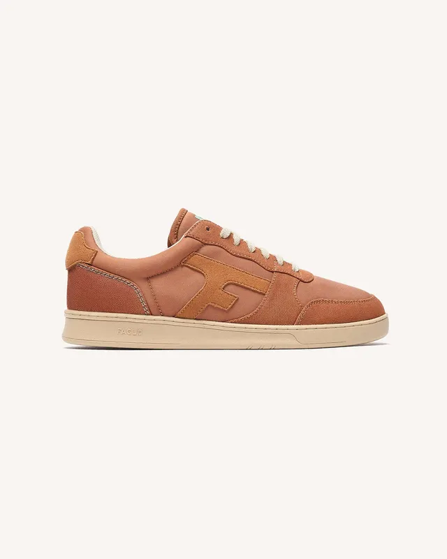 faguo-hazel-baskets-en-toile-homme-brique-v-ganes image 1
