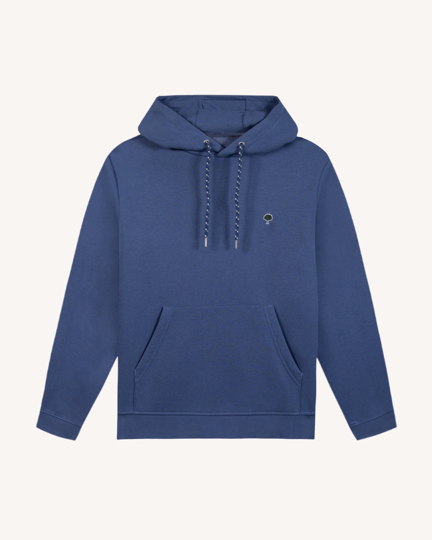 faguo-sweat-capuche-dirac-bleu-coton-recycl image 2