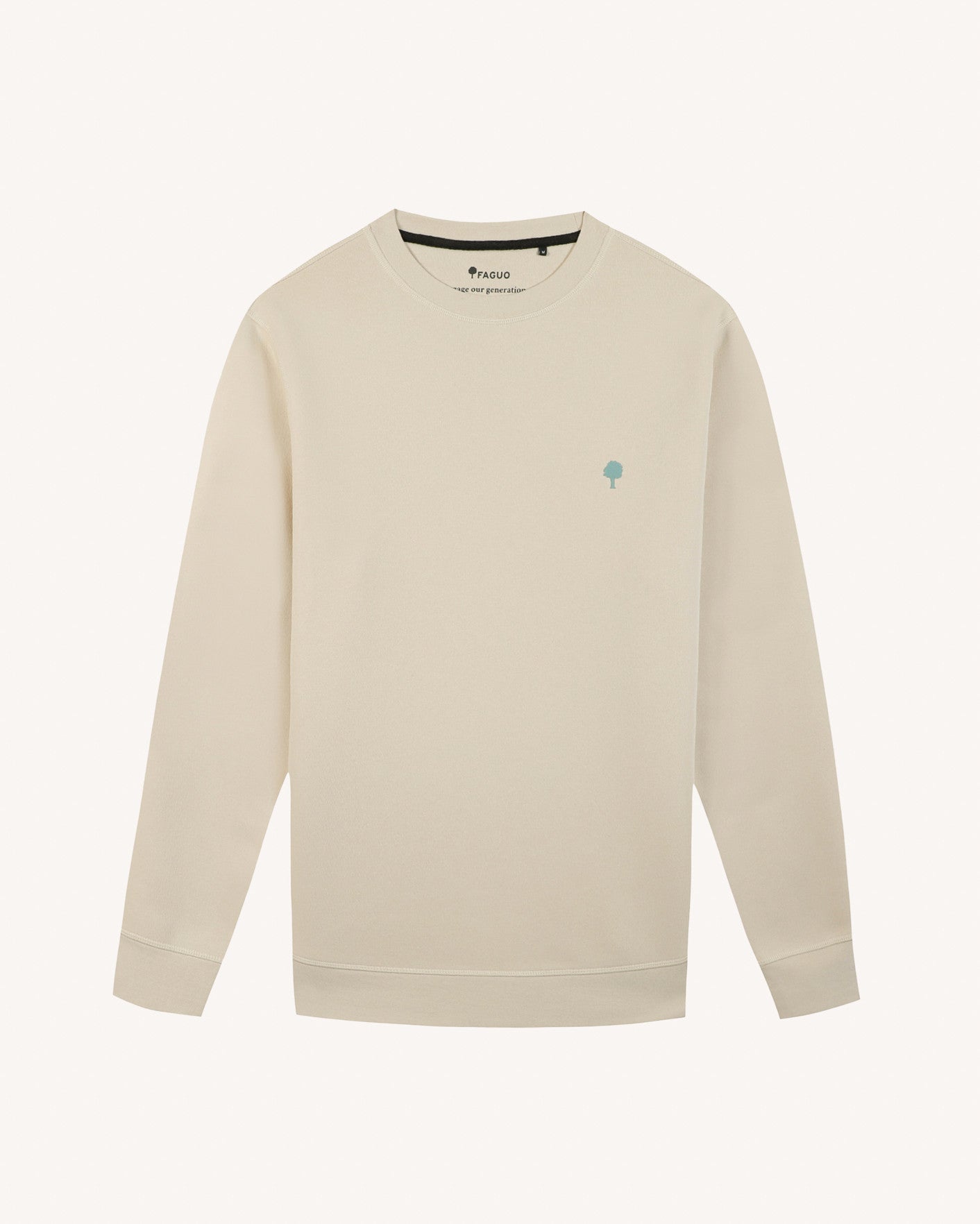 faguo-donzy-sweat-col-rond-beige image 2
