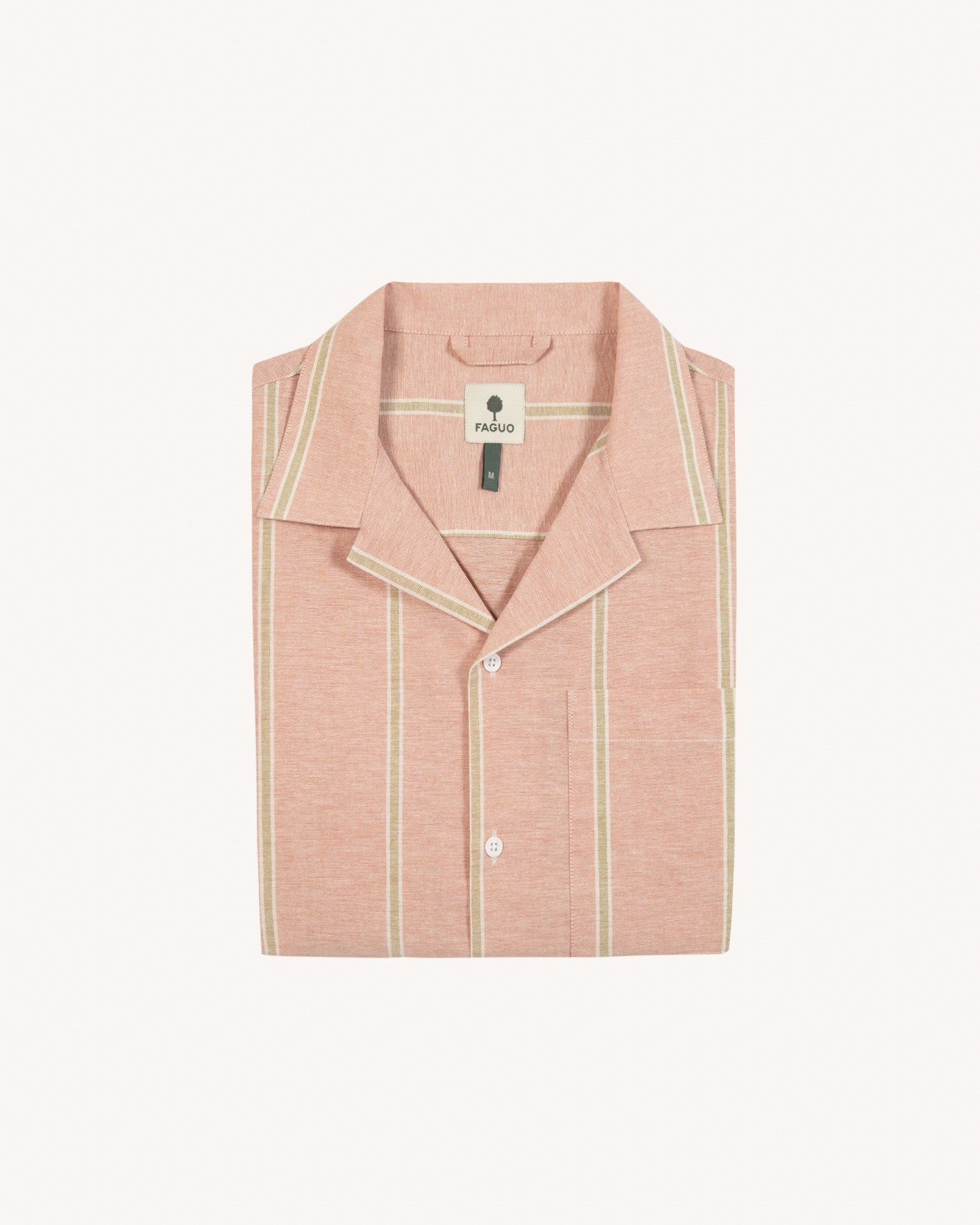faguo-paiolive-chemise-manches-courtes-brique-et-cru image 5