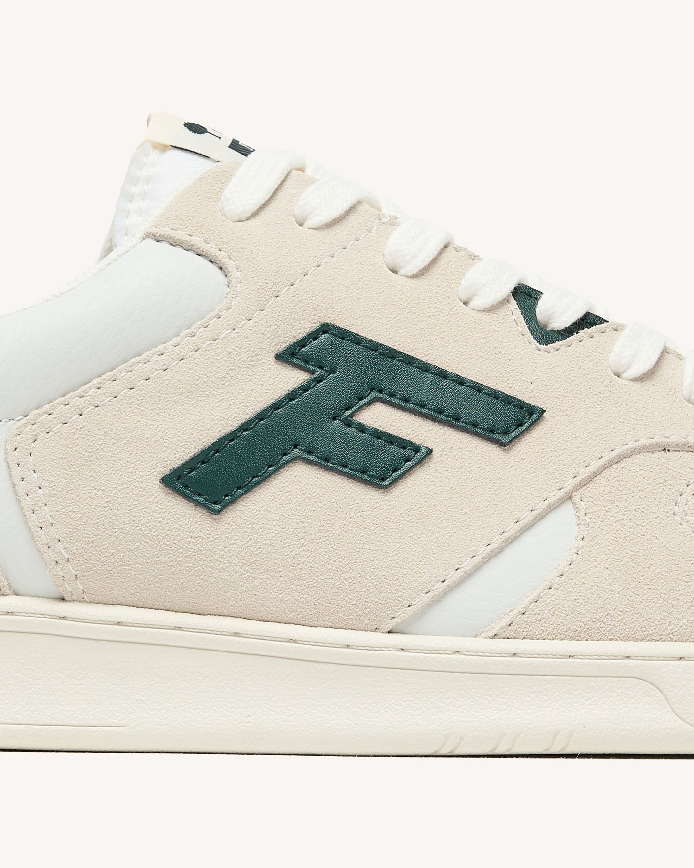 faguo-baskets-palmer-cuir-blanc-et-vert-homme image 5