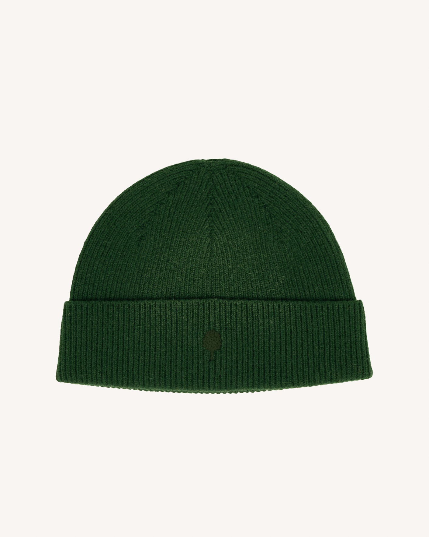 faguo-bonnet-en-laine-vert-sapin-maille-3d image 2