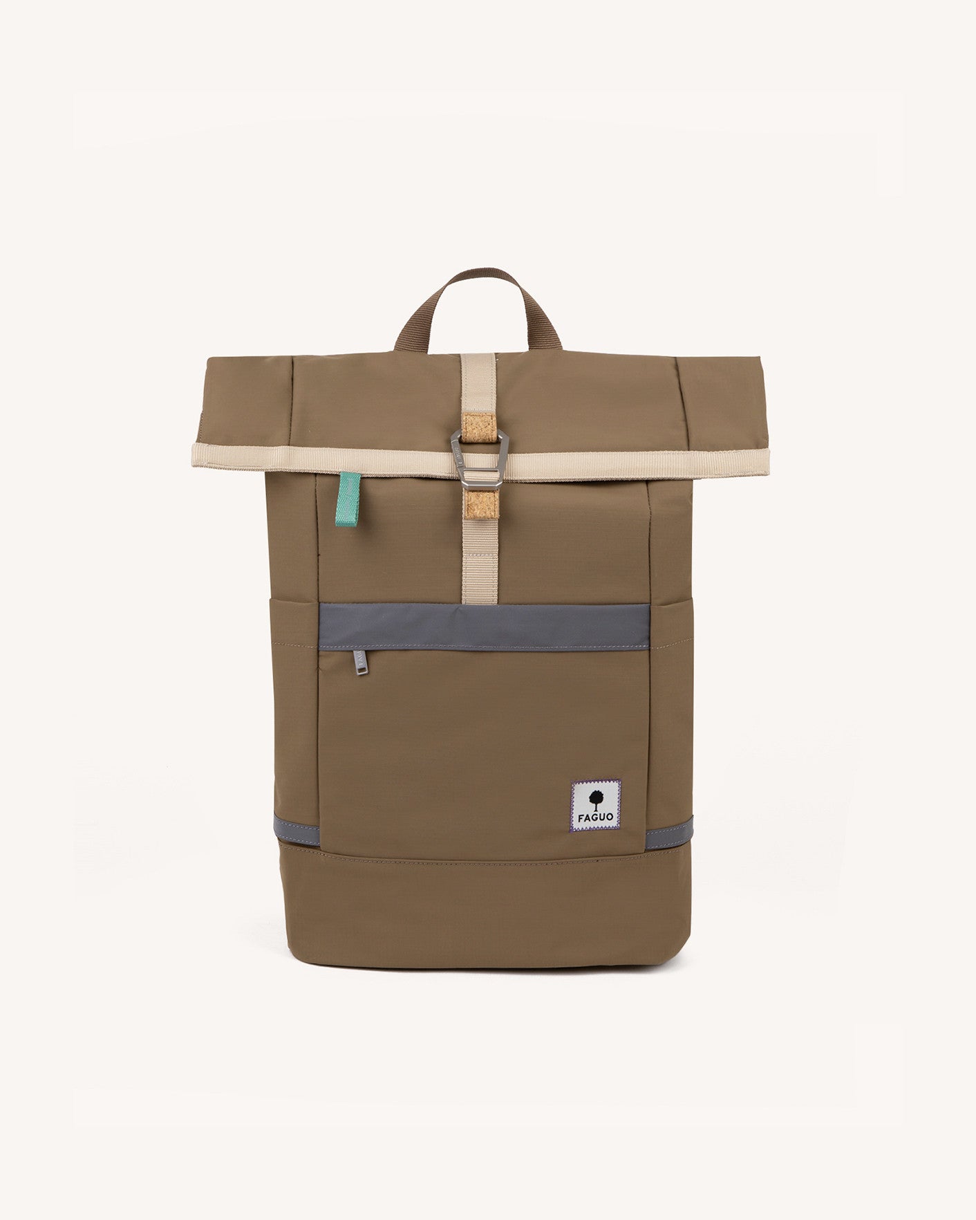 faguo-cycling-medium-sac-dos-marron-clair-v-lo-urbain image 1