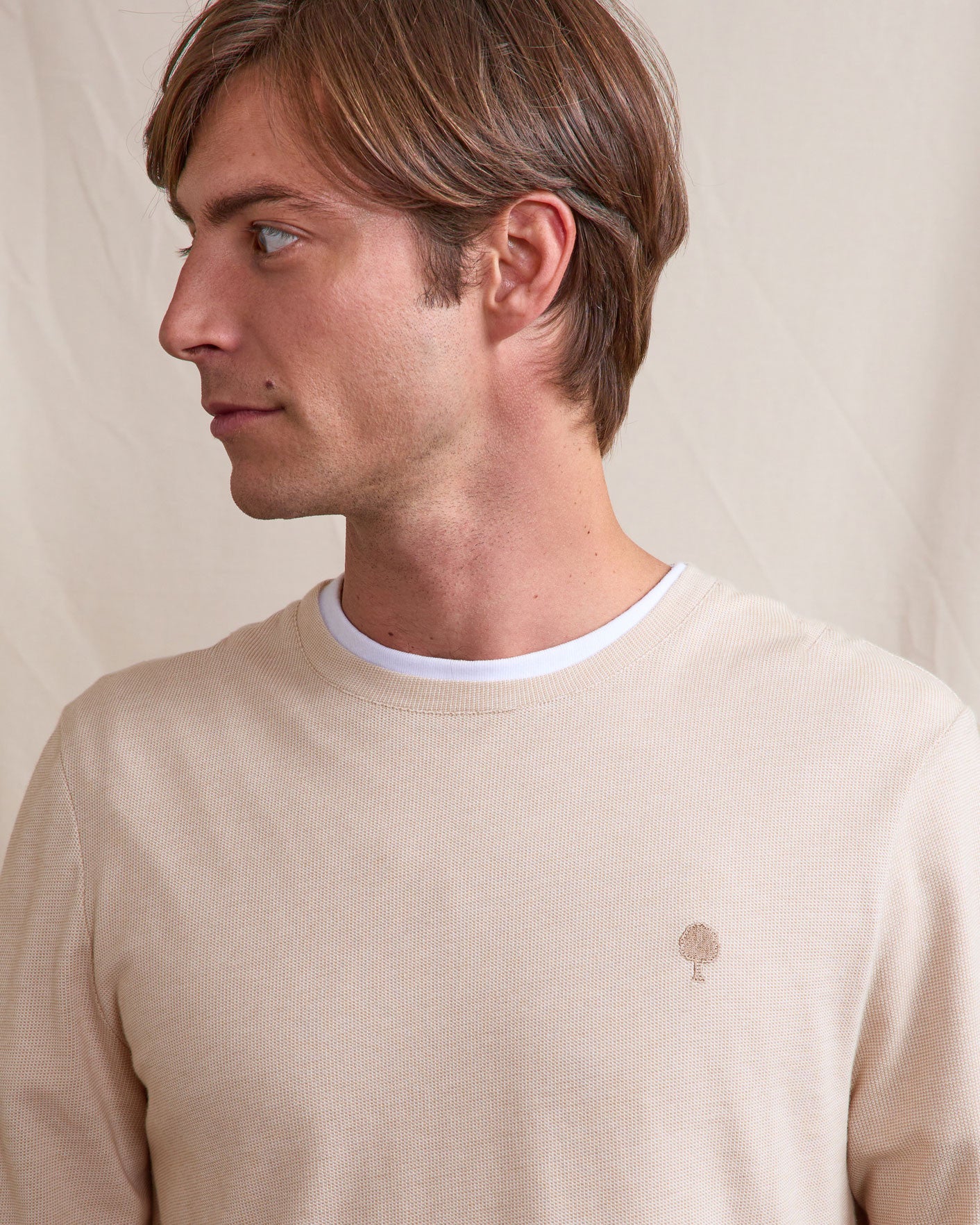 faguo-bailly-t-shirt-manches-longues-cru-coton image 3