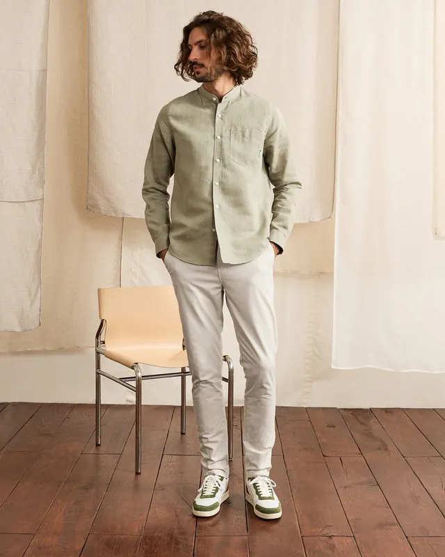 faguo-brix-pantalon-chino-cru-coton-bio-coupe-fusel-e-homme image 1