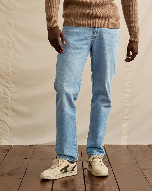 faguo-denim-tapered-jean-clair-coupe-fusel-e-coton-recycl image 1