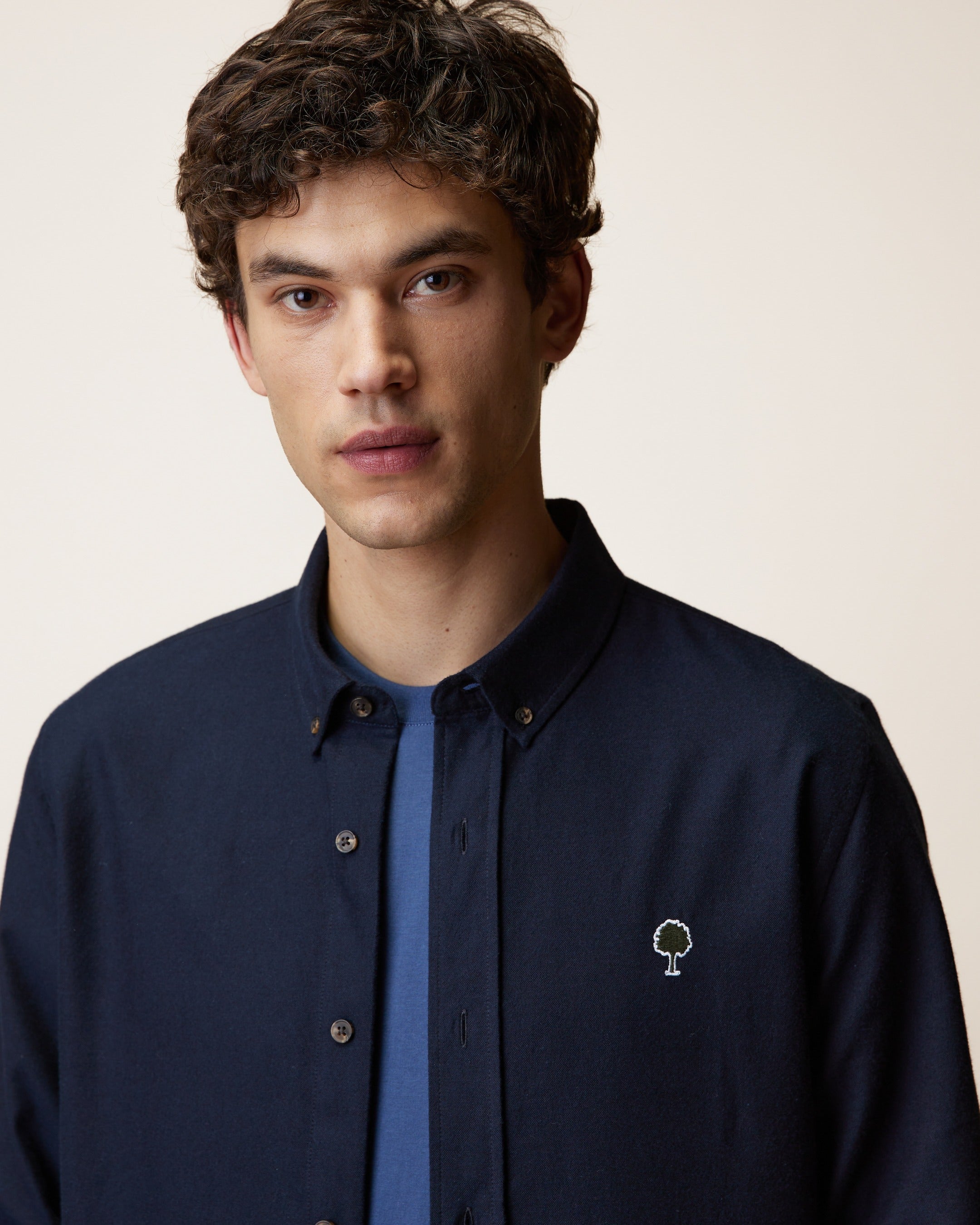 faguo-ivoy-chemise-homme-bleu-marine image 2