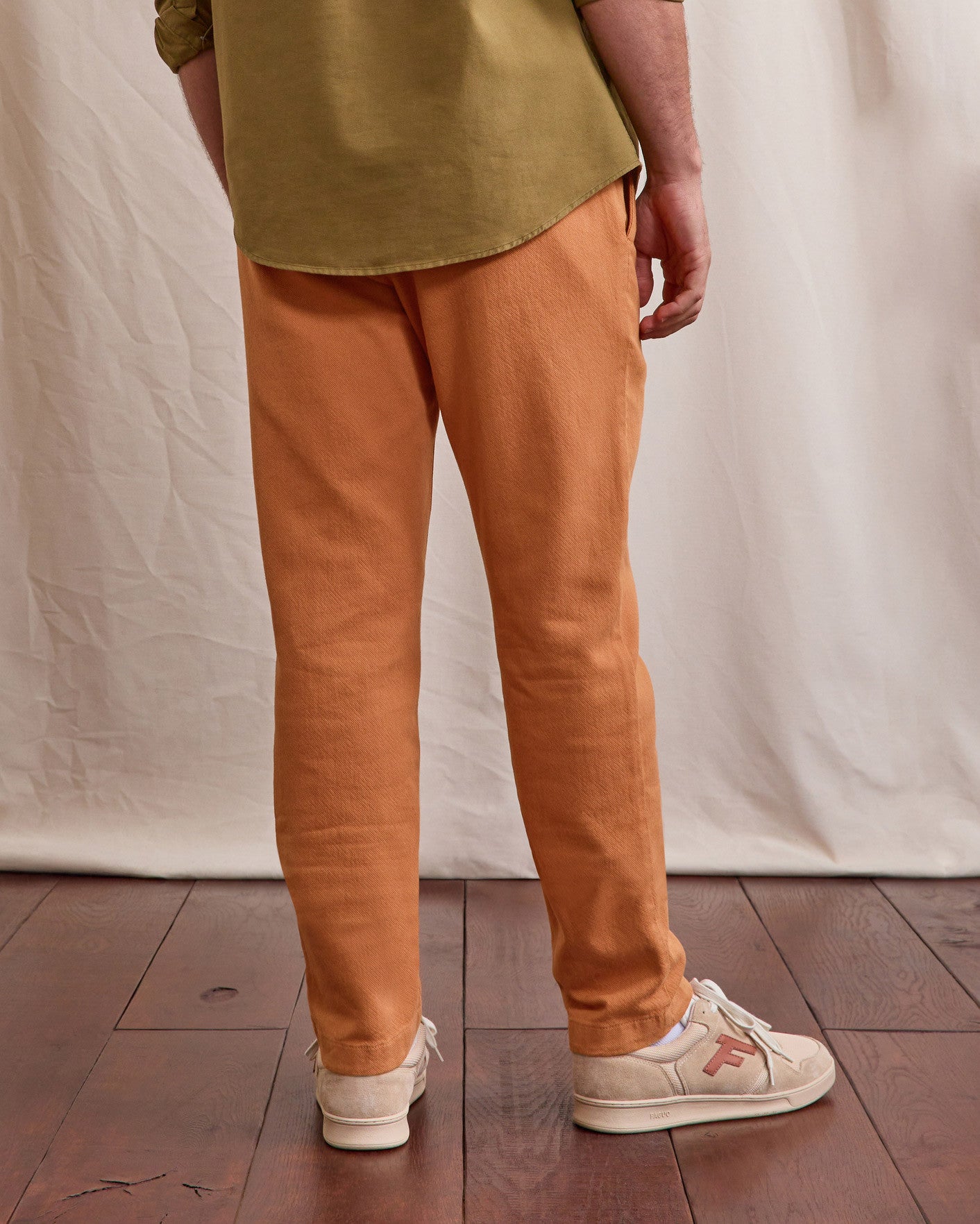 faguo-dreuille-pantalon-en-lin-brique-clair-homme image 3