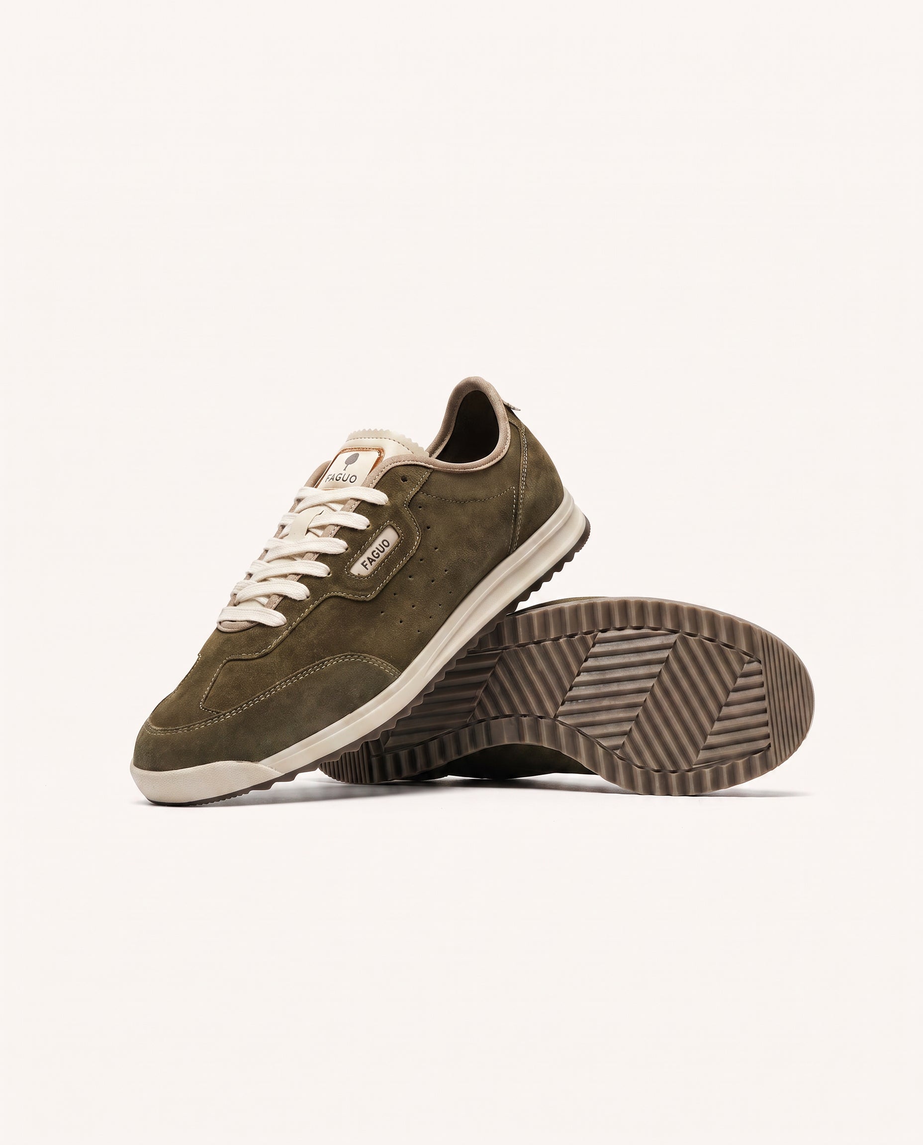 faguo-woodrun-baskets-cuir-su-de-marron-kaki image 5