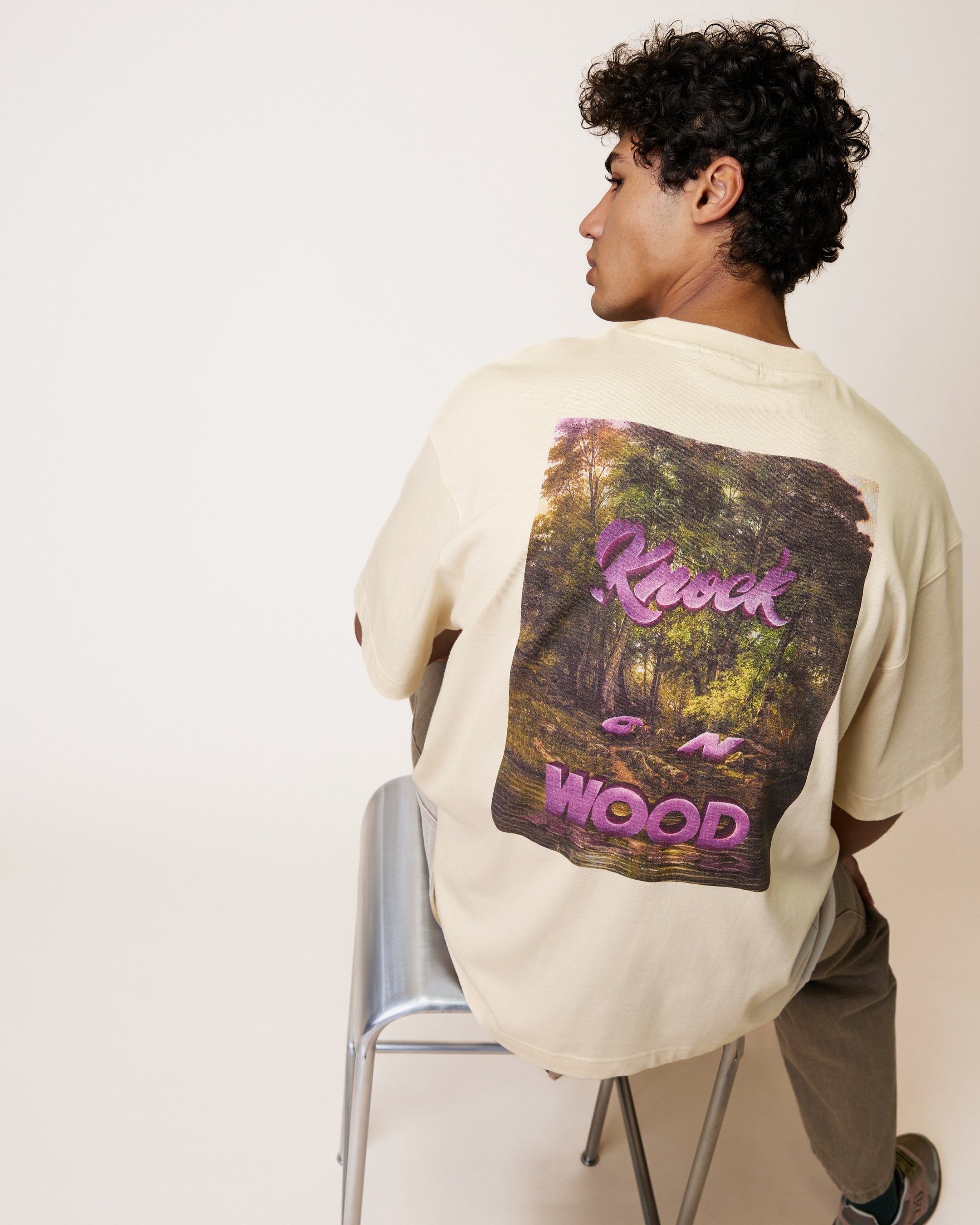 faguo-yellowstone-t-shirt-oversize-cru-knock-on-wood image 8