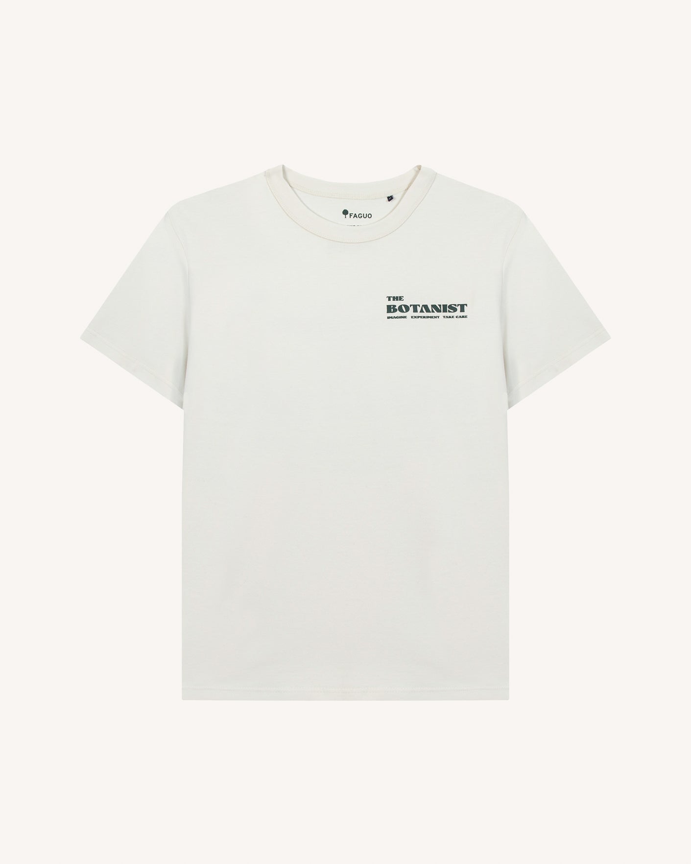 faguo-lugny-t-shirt-cru-coton-et-fibre-de-caf-homme image 2