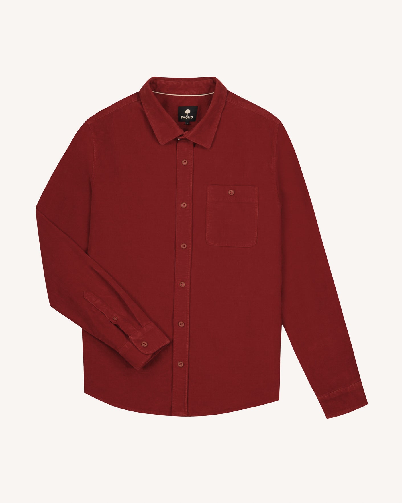 faguo-onca-chemise-velours-rouge-fonc image 2
