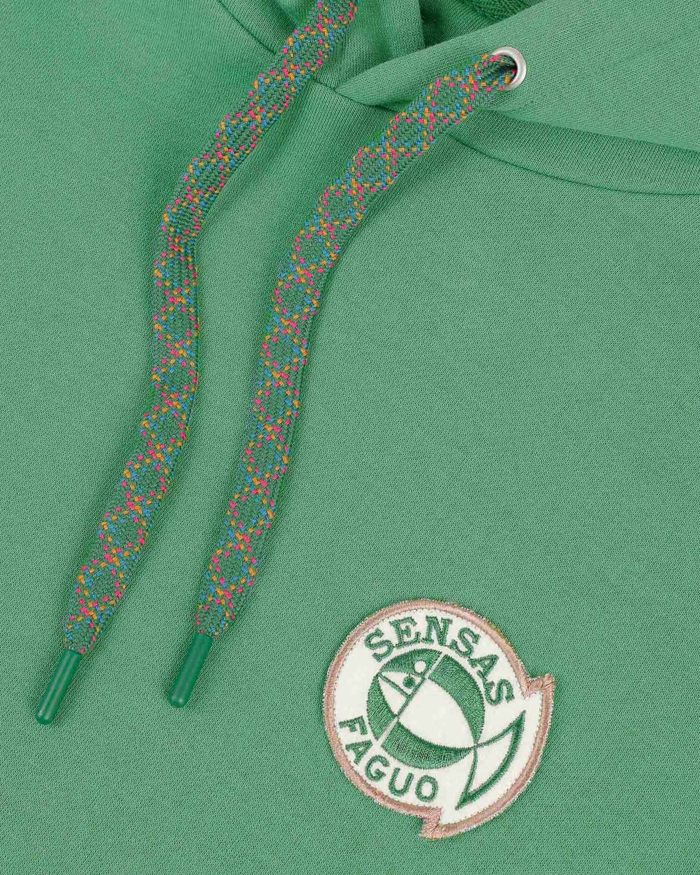 faguo-sweat-capuche-homme-dirac-vert-coton-inrest-fm-s25sw0106-gre00 image 4