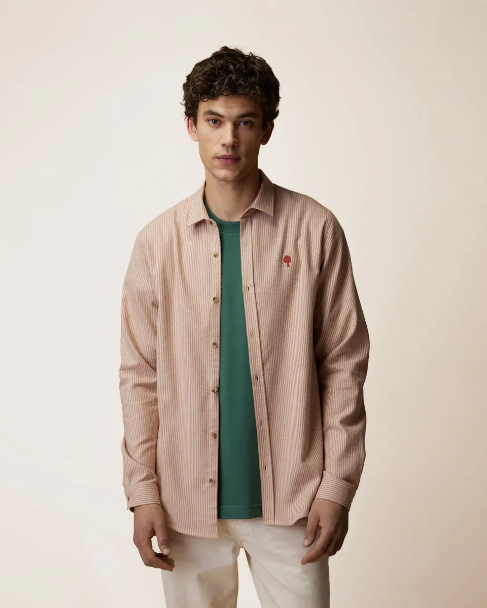 faguo-iraty-chemise-ray-e-cr-me-homme-flanelle-100-coton image 1