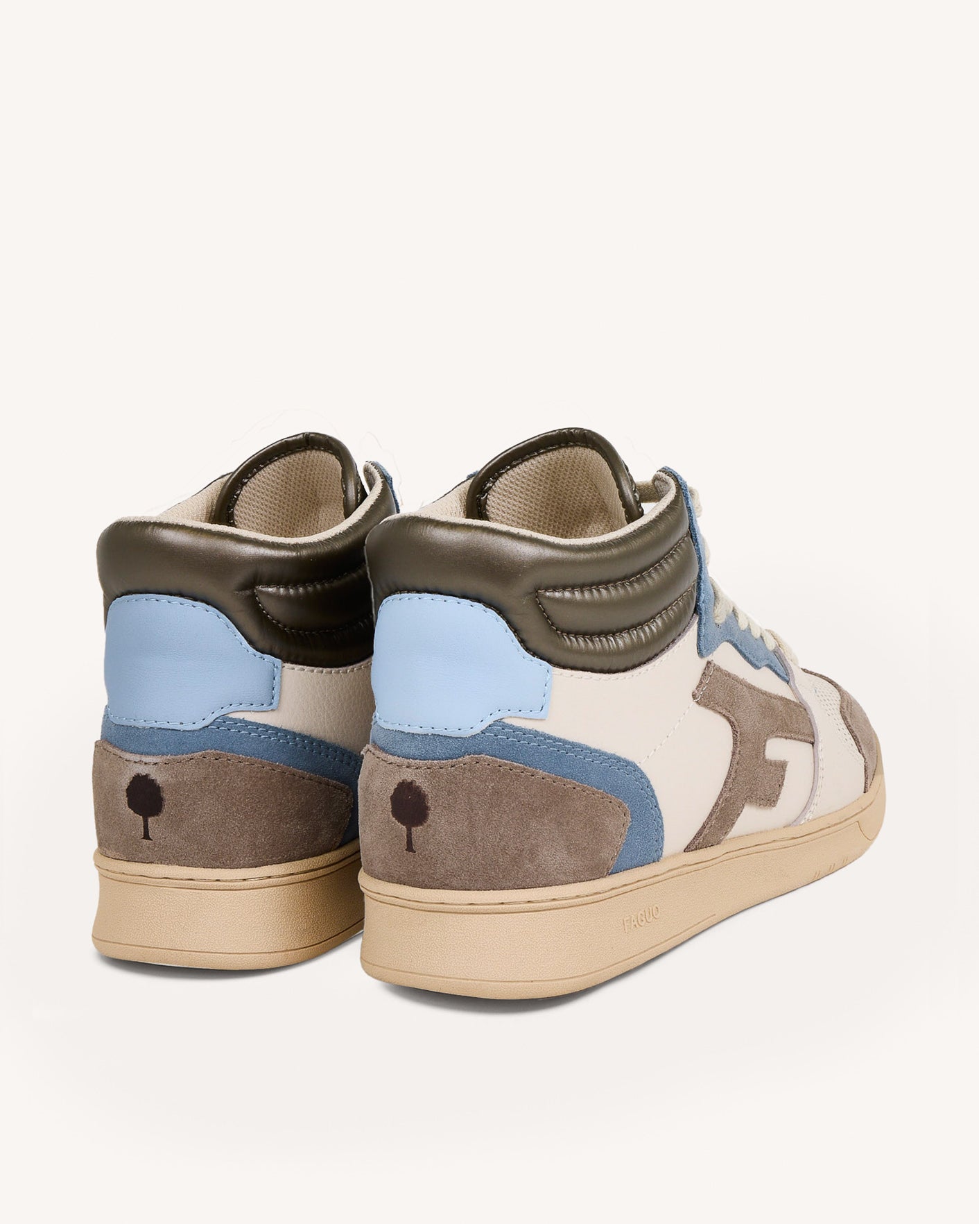 faguo-hazel-mid-baskets-montantes-cuir-cru-et-bleu-vintage image 4
