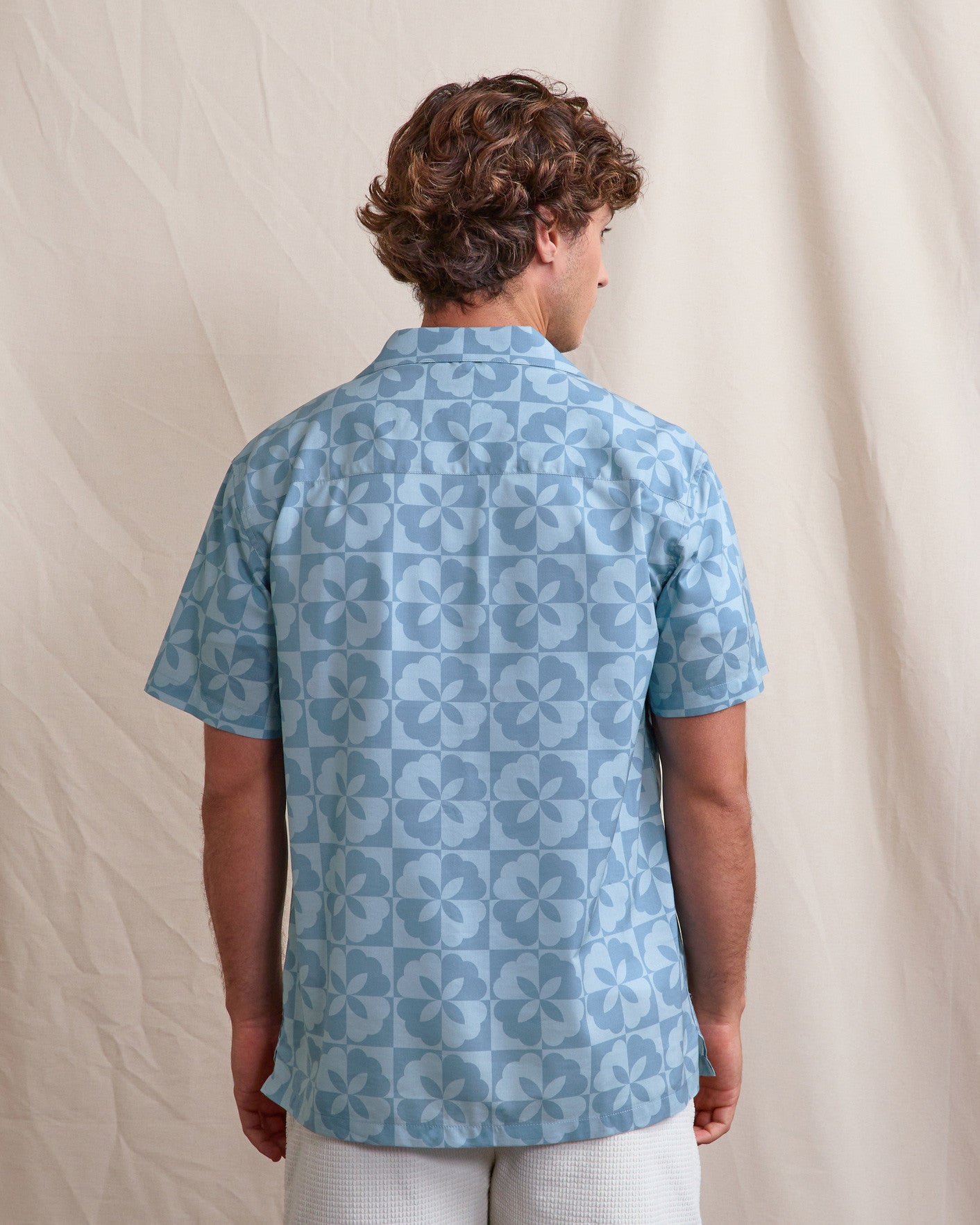faguo-paiolive-chemise-manches-courtes-bleu-moyen-col-cubain image 6