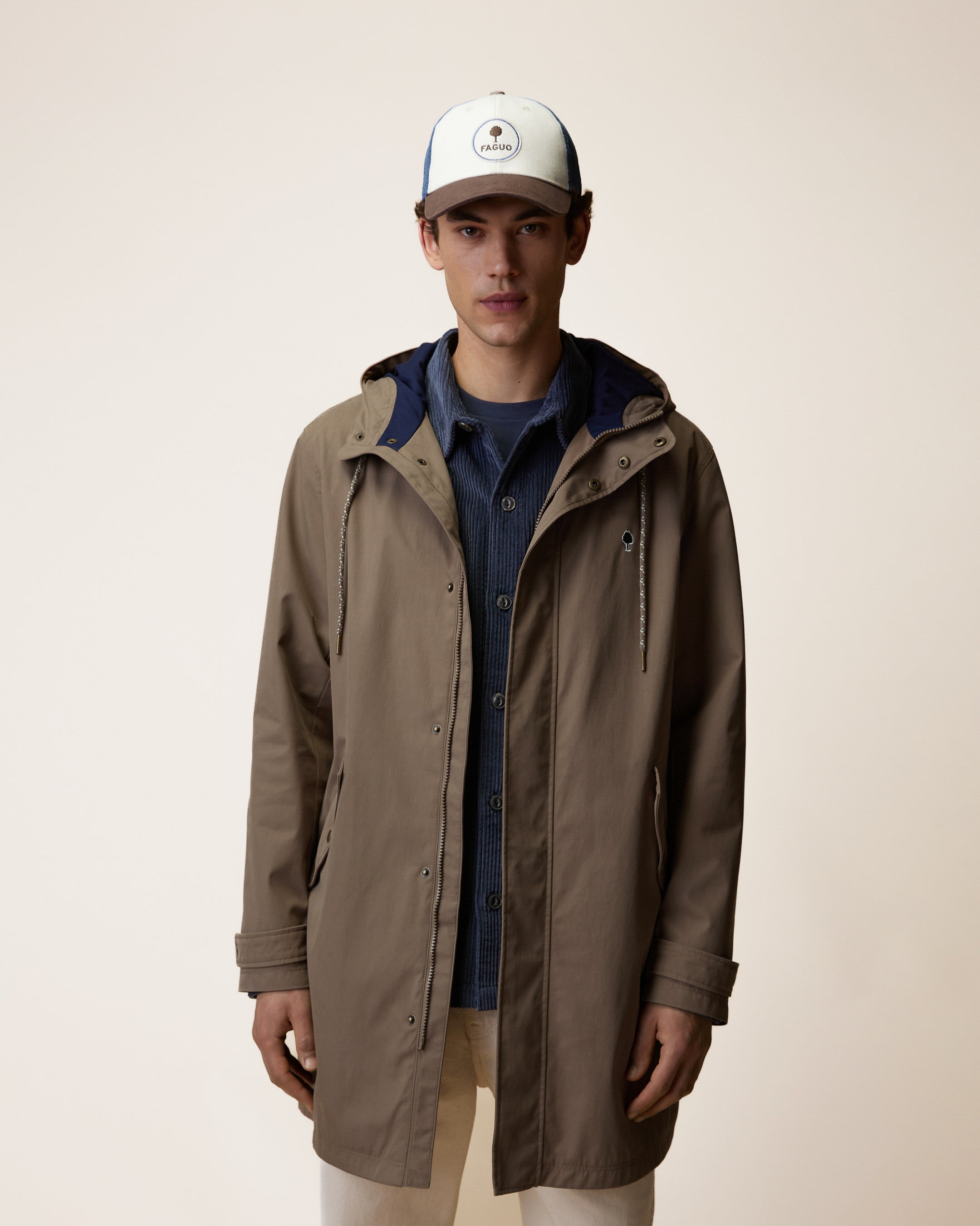 faguo-gresigne-veste-imperm-able-taupe-homme image 7