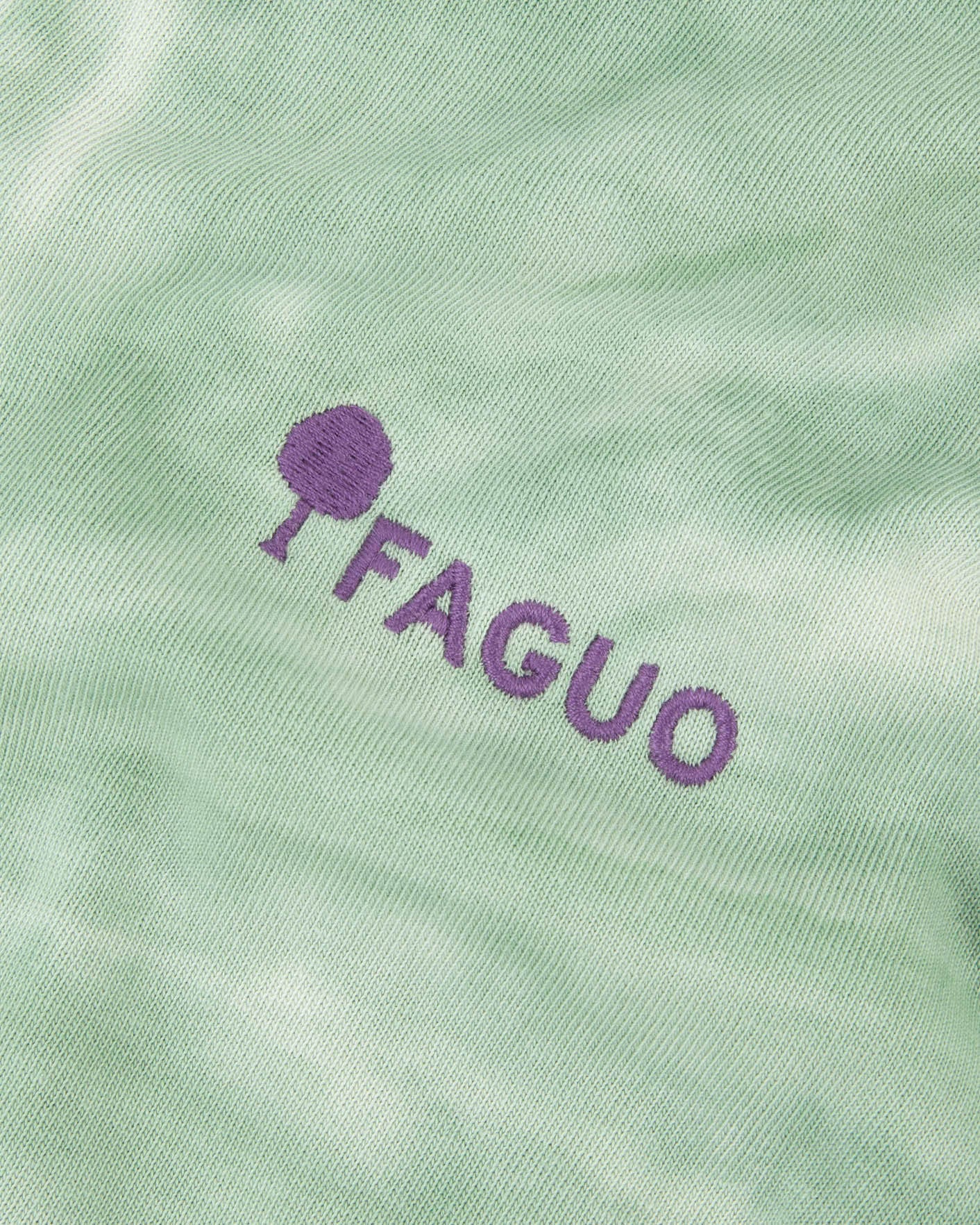 faguo-lugny-t-shirt-oversize-tie-and-dye-vert-menthe image 4