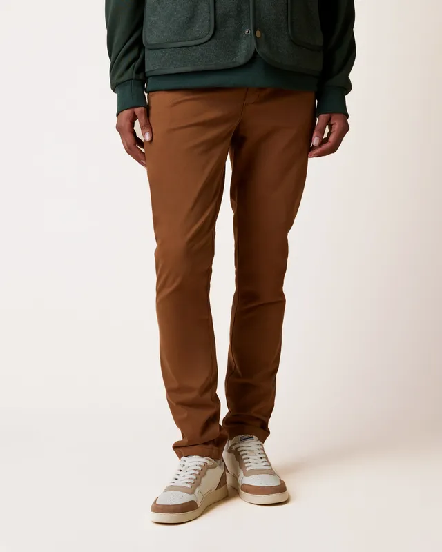 faguo-brix-chino-camel-fusel-coton-bio-stretch image 1