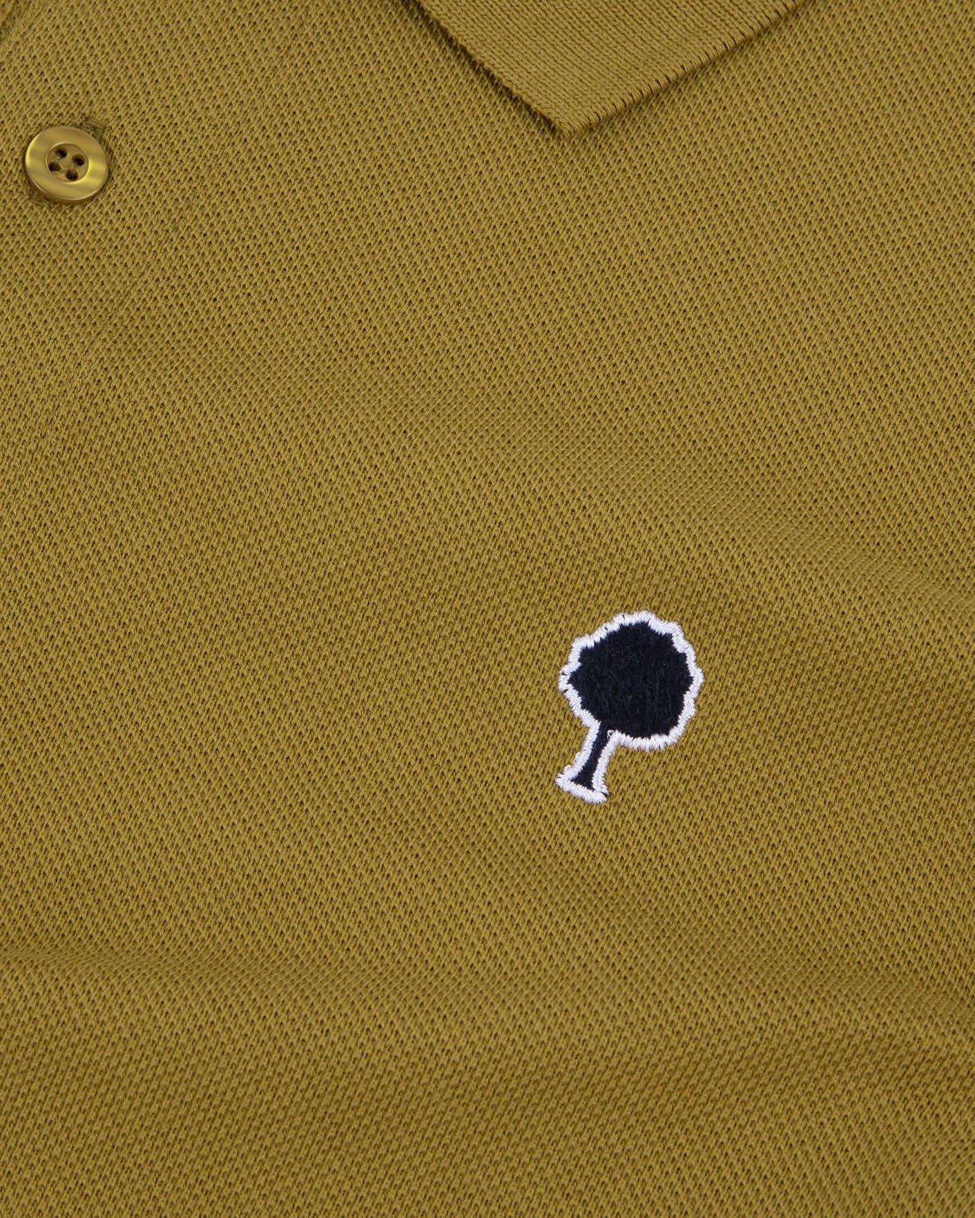 faguo-lumigny-polo-kaki-fonc-coton-piqu image 4