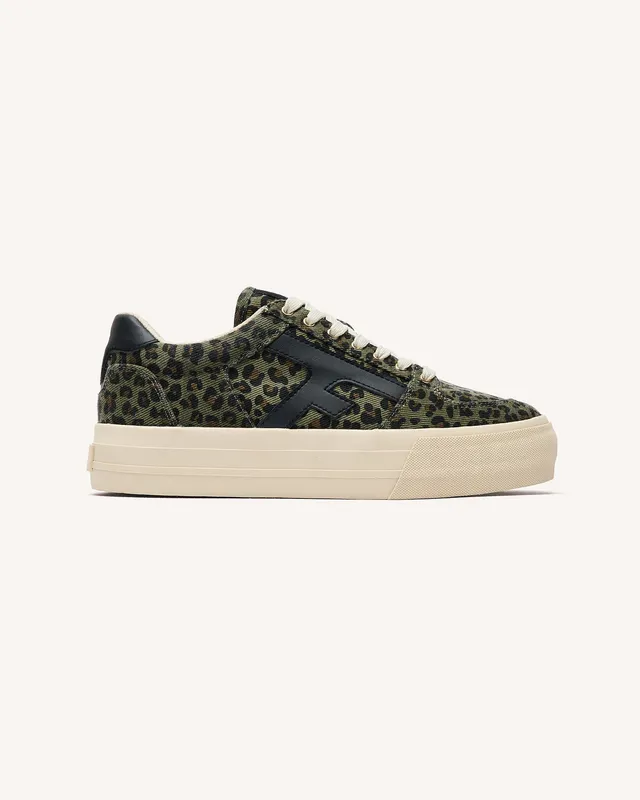 faguo-walnut-platform-baskets-l-opard-kaki-fonc-femme image 1
