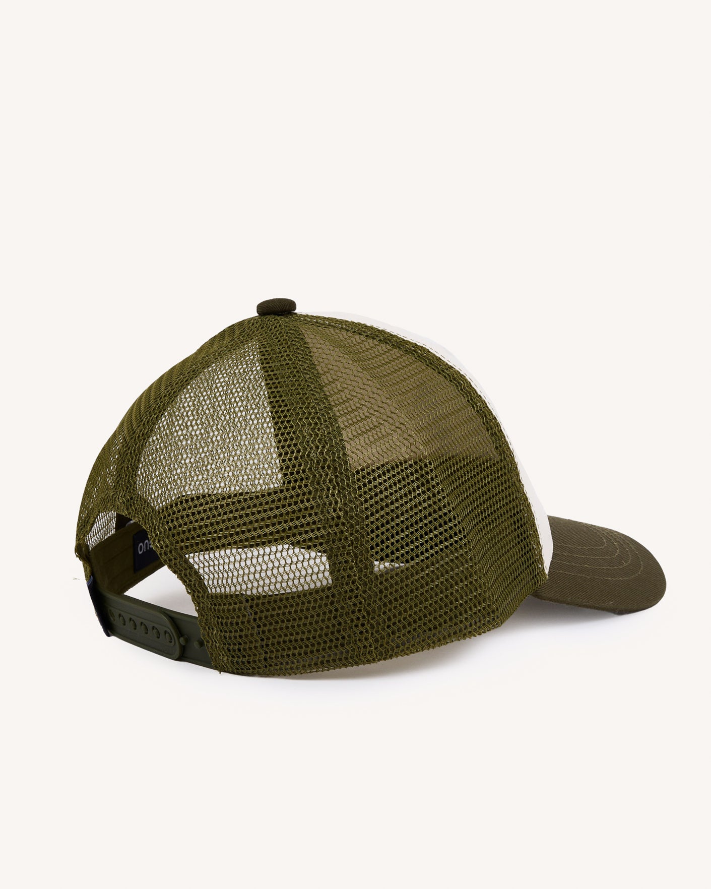faguo-trucker-casquette-olive-et-kaki-6-pans-mesh image 3