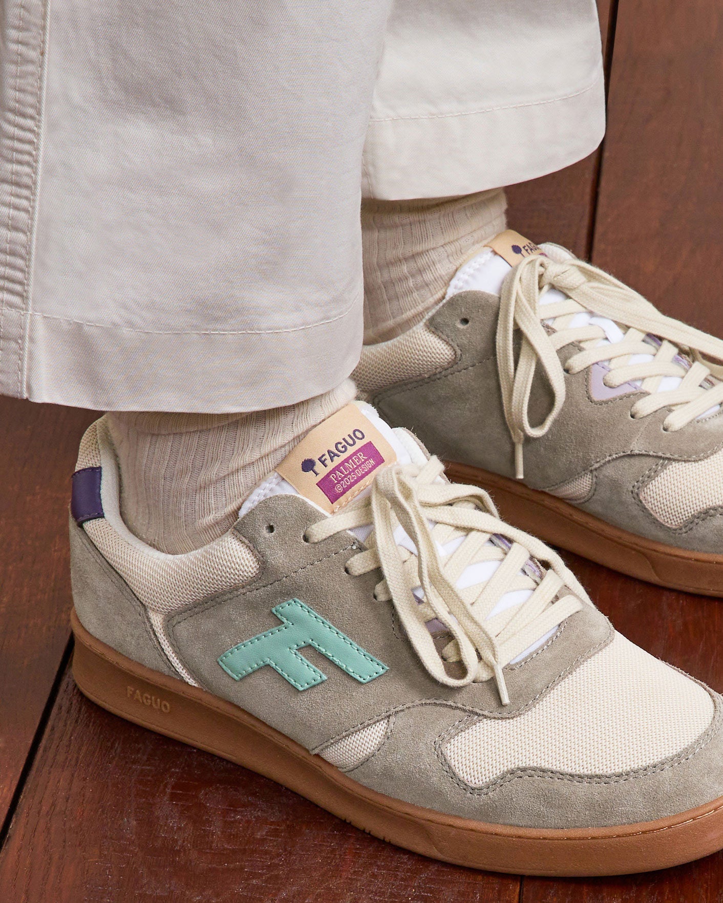 faguo-palmer-baskets-su-de-beige-et-kaki-clair image 3