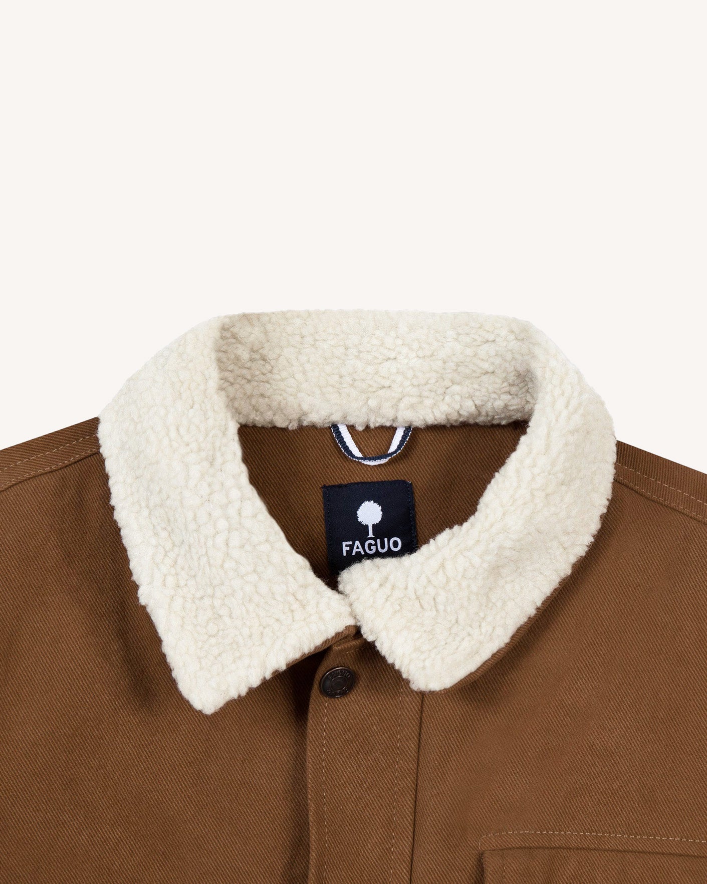 faguo-seillon-blouson-coton-camel-sherpa image 4