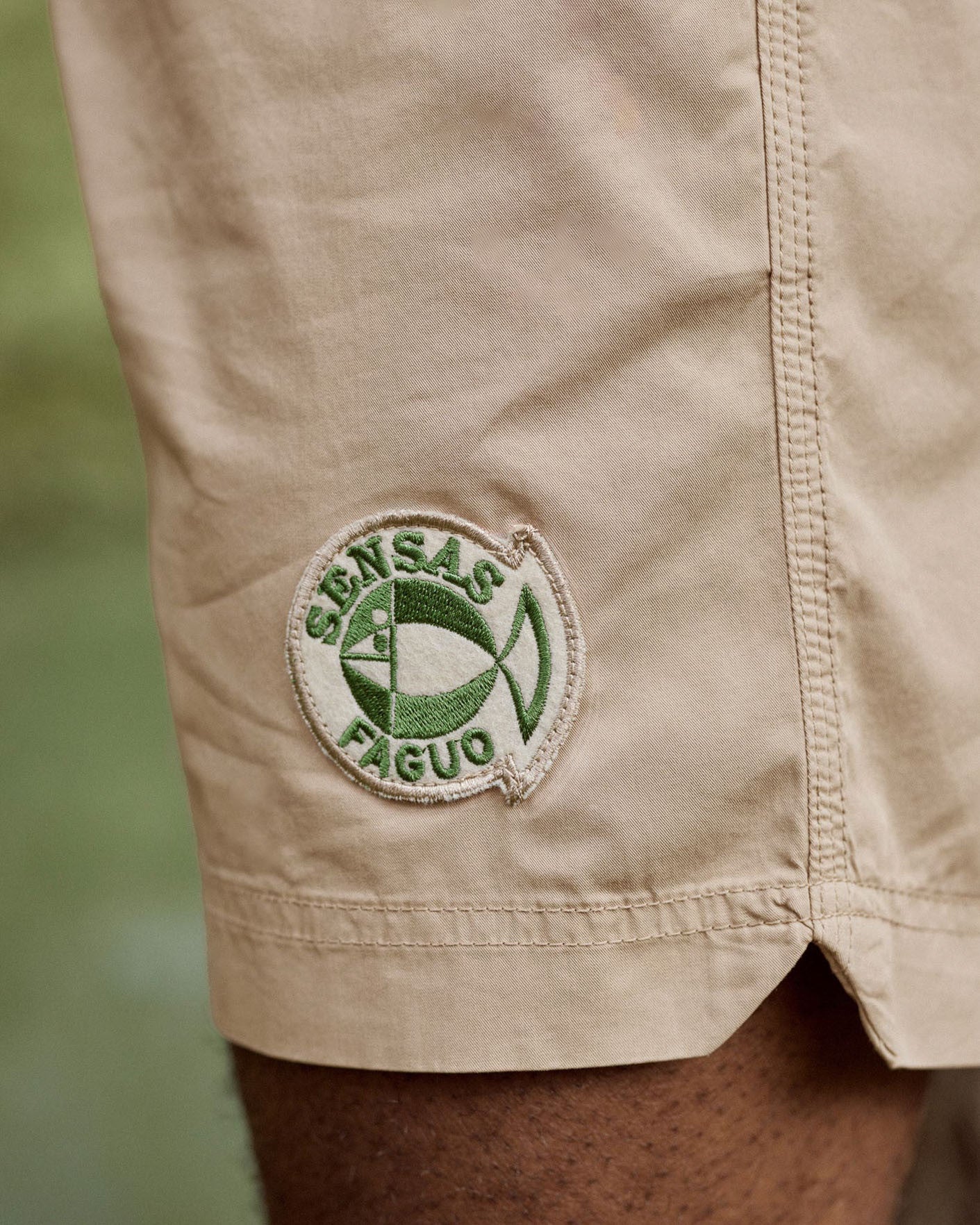 faguo-milly-short-beige-popeline-coton image 3