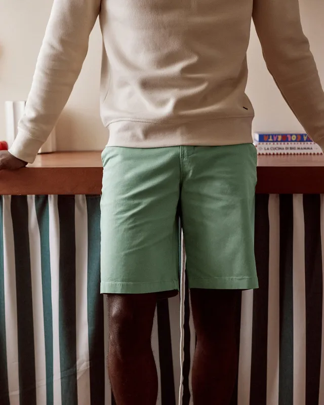 faguo-saulieu-regular-short-vert-clair-chino image 1