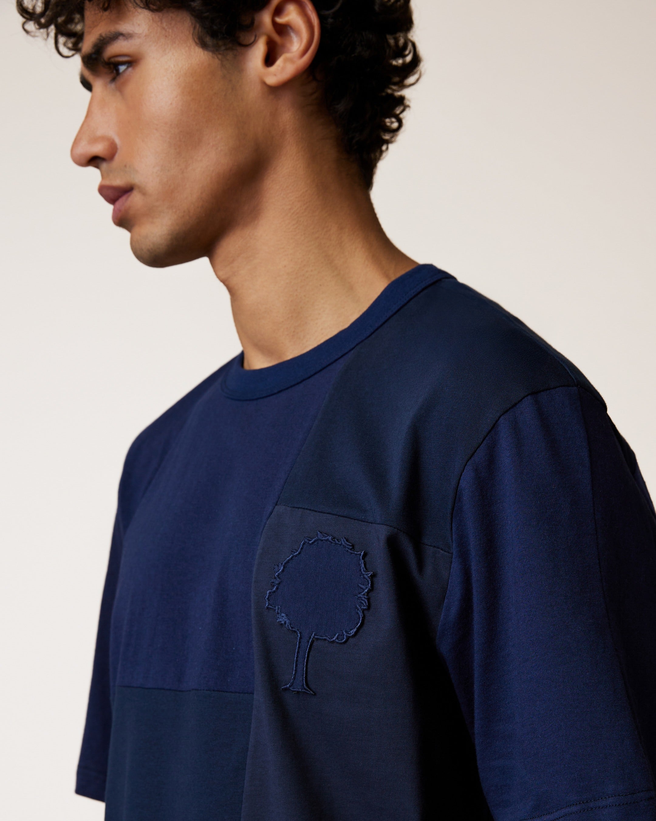 faguo-lugny-up-t-shirt-large-bleu-coton-upcycl image 4