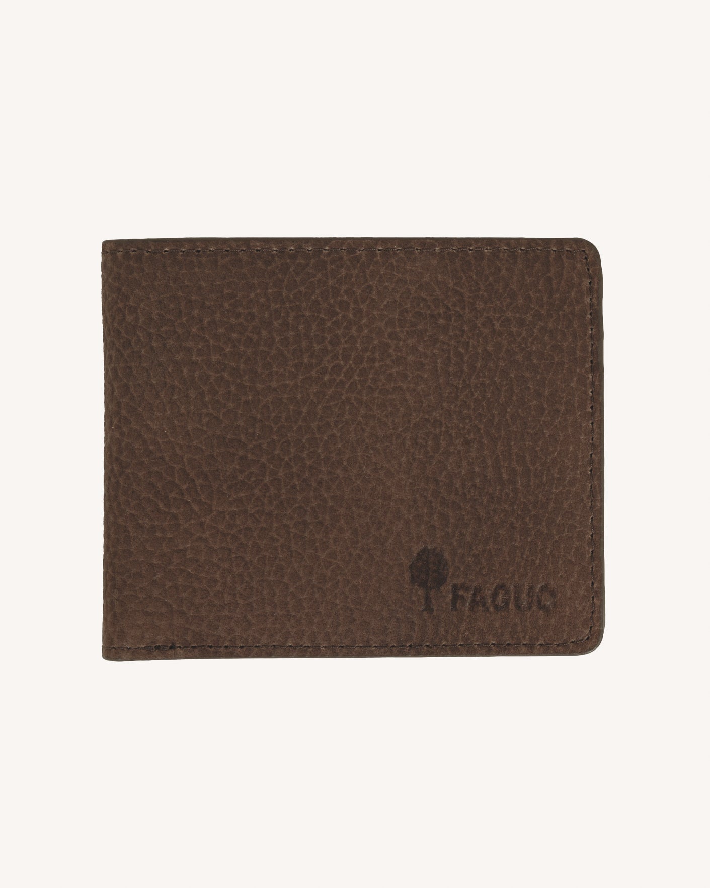 faguo-purse-portefeuille-compact-cuir-nubuck-camel image 1