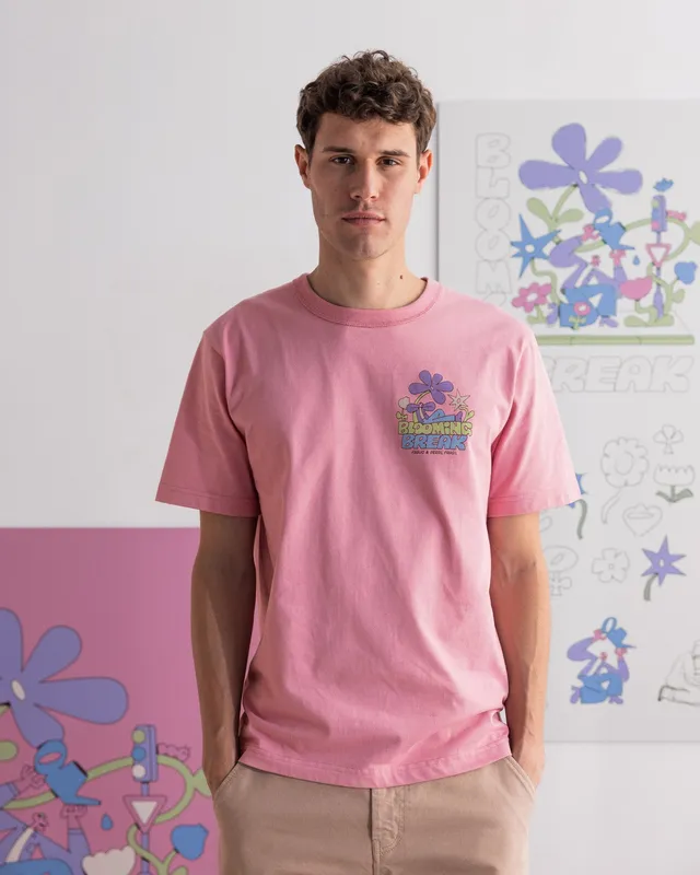 faguo-lugny-t-shirt-imprim-blooming-rose-homme image 1