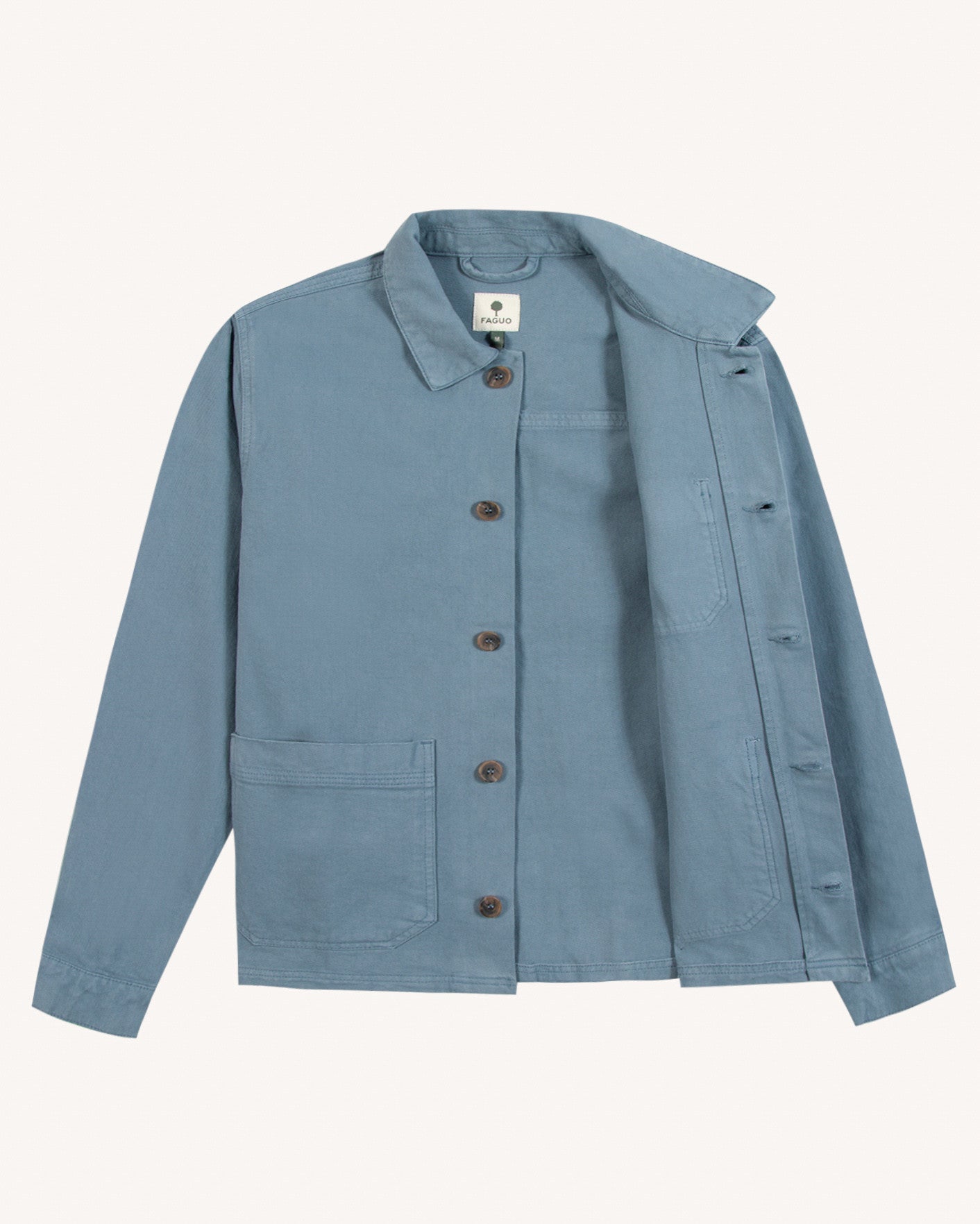 faguo-lorge-veste-coton-bleu-workwear image 6