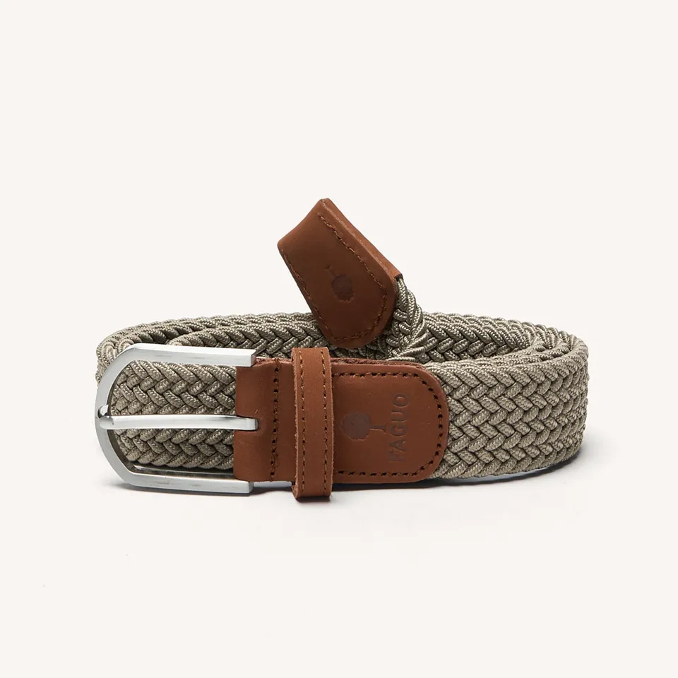 faguo-belt-ceinture-tress-e-beige-clair-lastique image 1