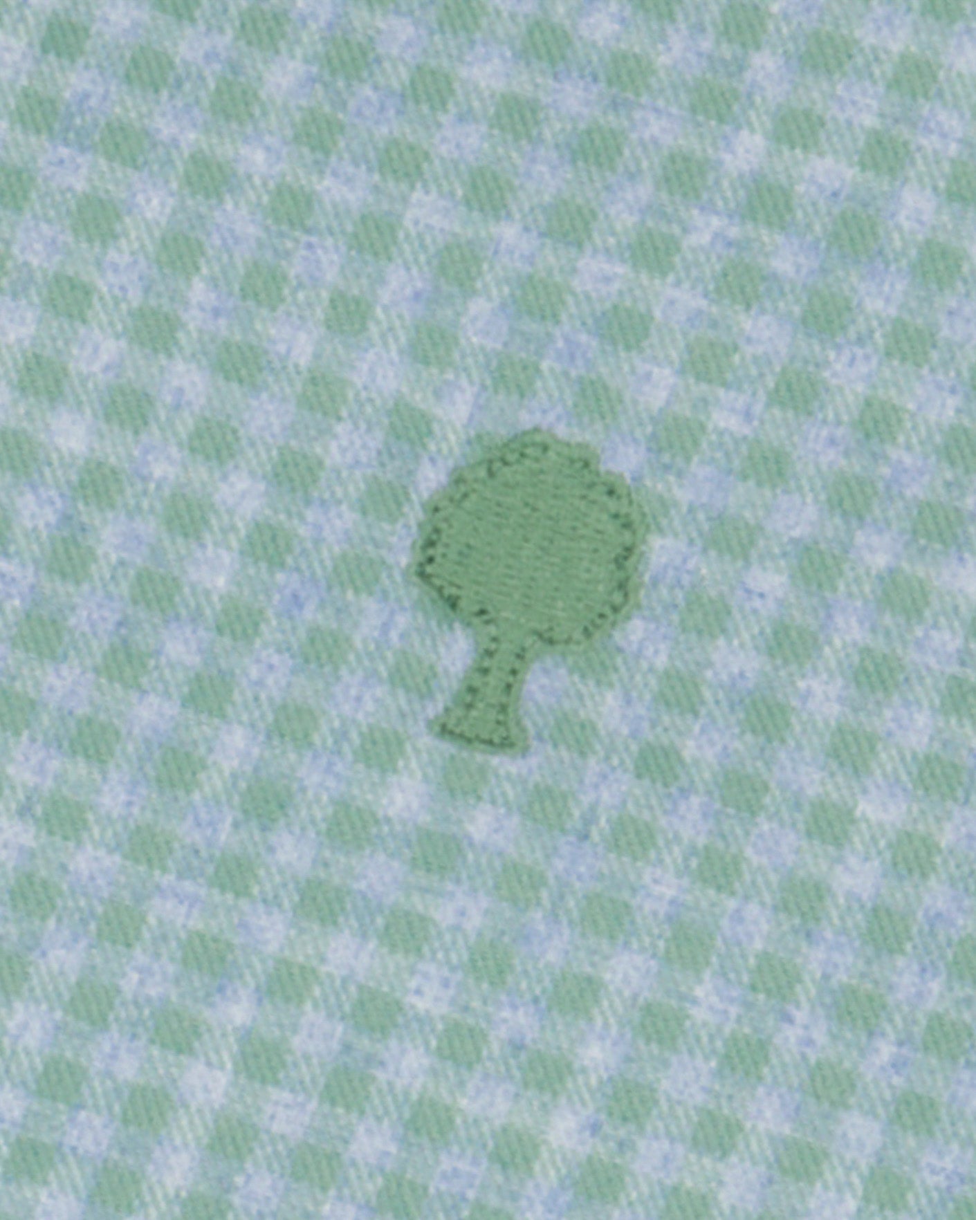 faguo-iraty-chemise-flanelle-vichy-vert-et-bleu-clair-homme image 4