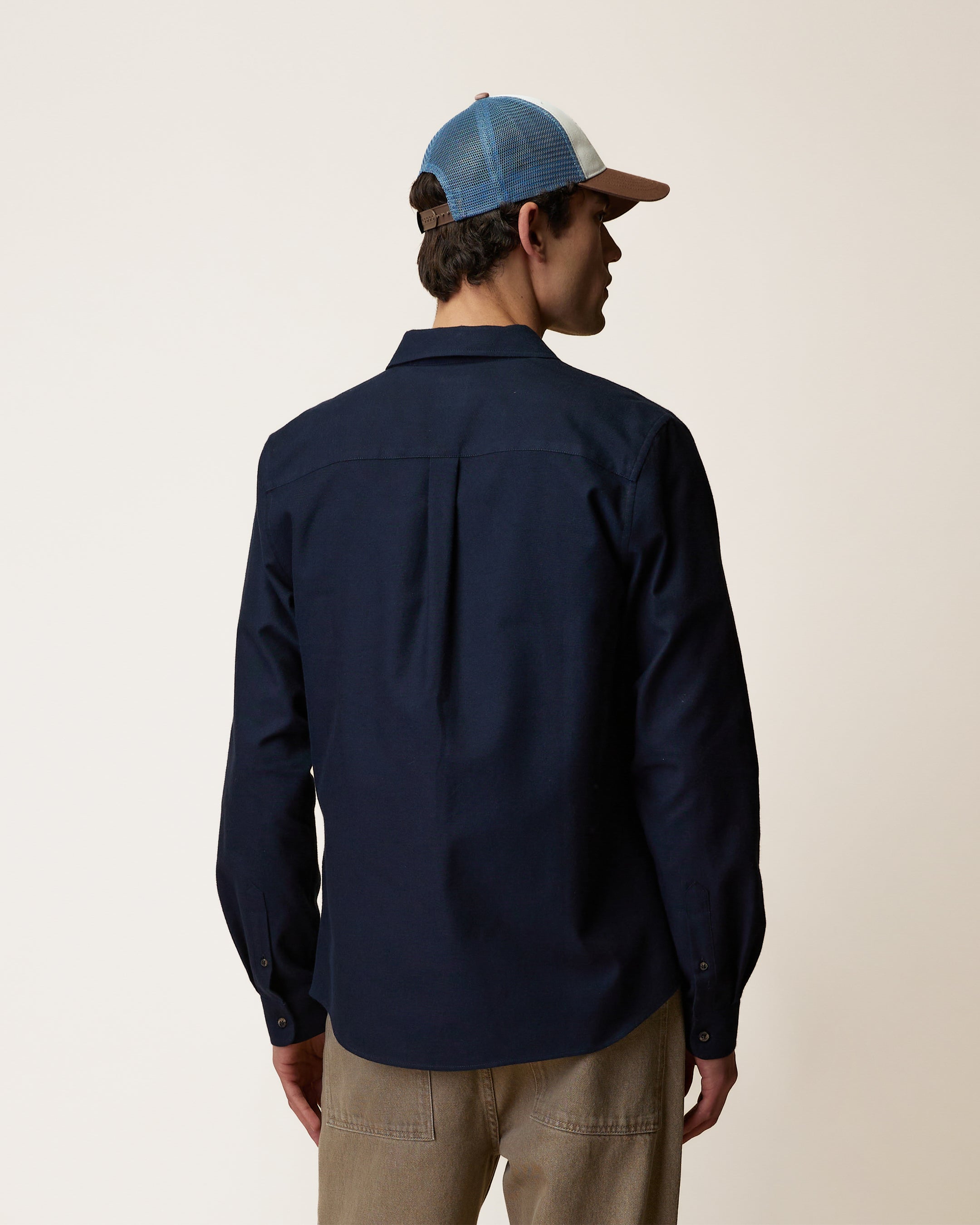 faguo-ivoy-chemise-homme-bleu-marine image 5