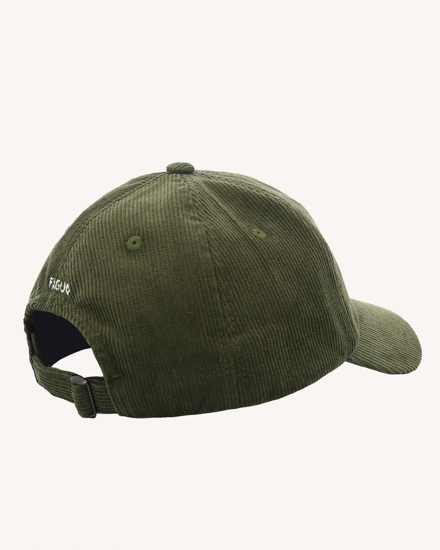 faguo-casquette-kaki-velours-c-tel-6-pans image 4