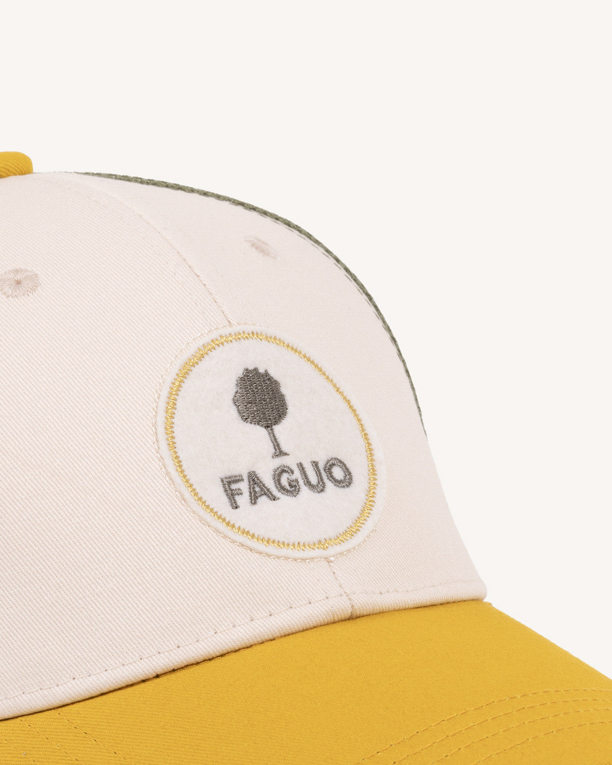 faguo-trucker-casquette-kaki-et-jaune image 4