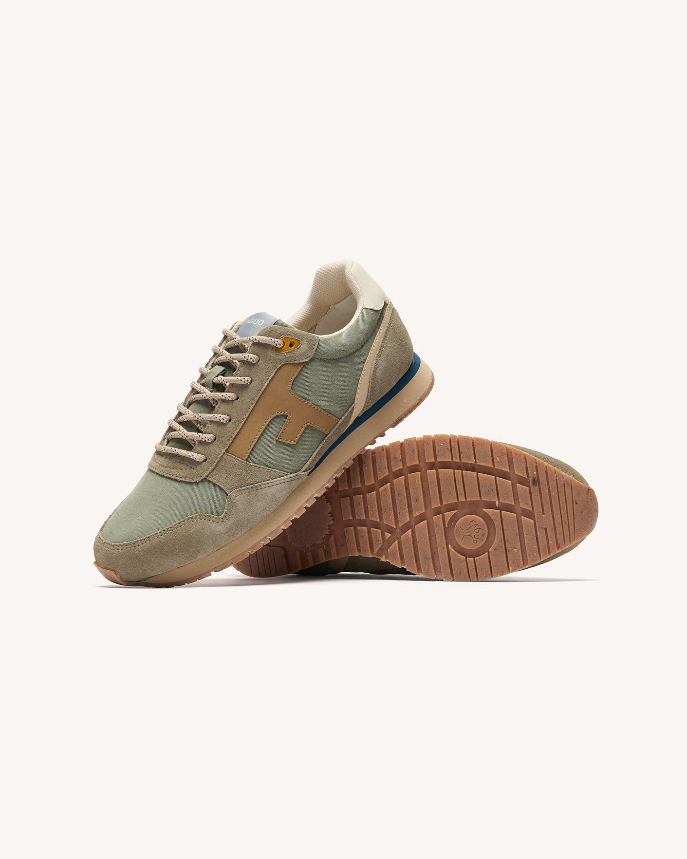 faguo-elm-baskets-kaki-fonc-style-running-r-tro image 8